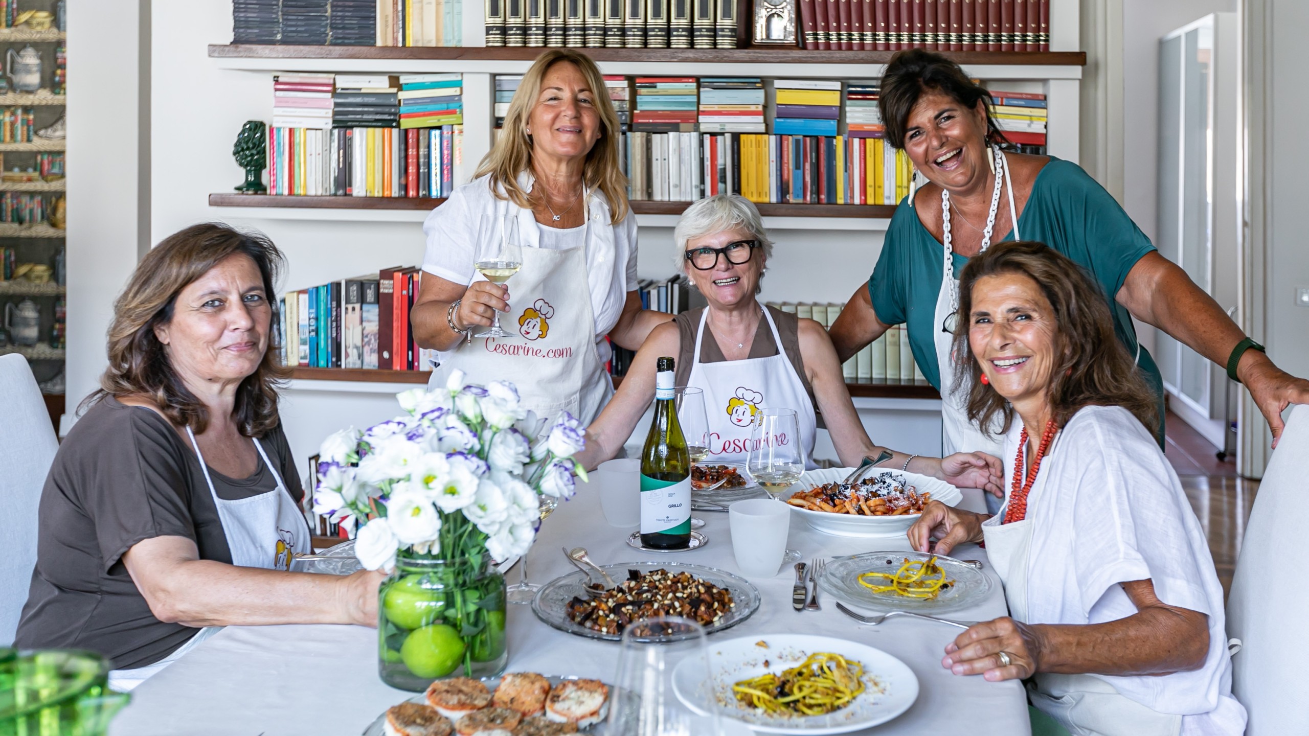 Pasta and tiramisu cooking class experience in Salerno