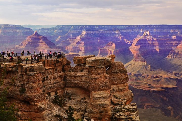 Explore the Grand Canyon South Rim's awe-inspiring landscapes in style