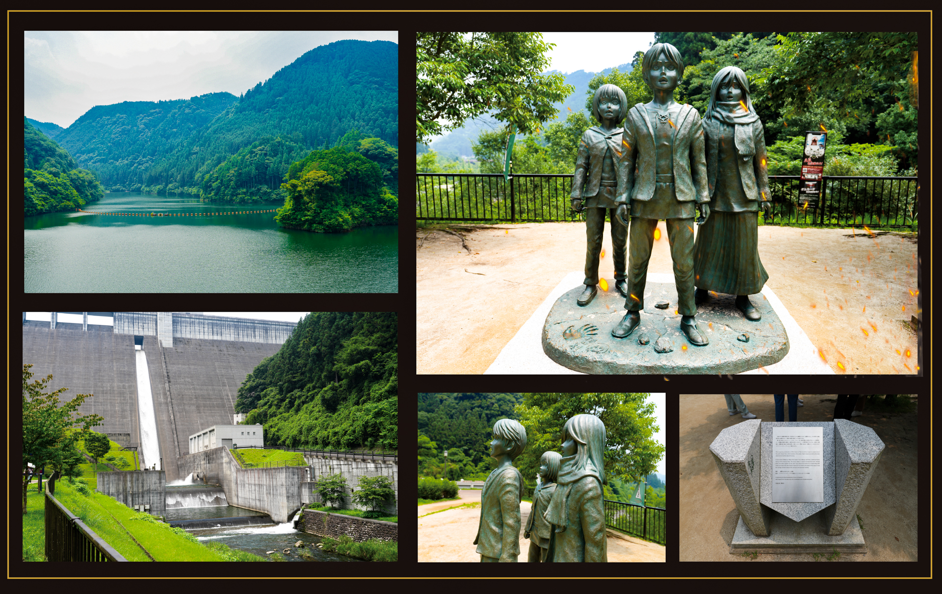 "Attack on Titan" Pilgrimage Day Tour｜Hita Station, Oyama Dam, Mameda-machi, Attack on Titan Museum (Chinese Guided Tour)