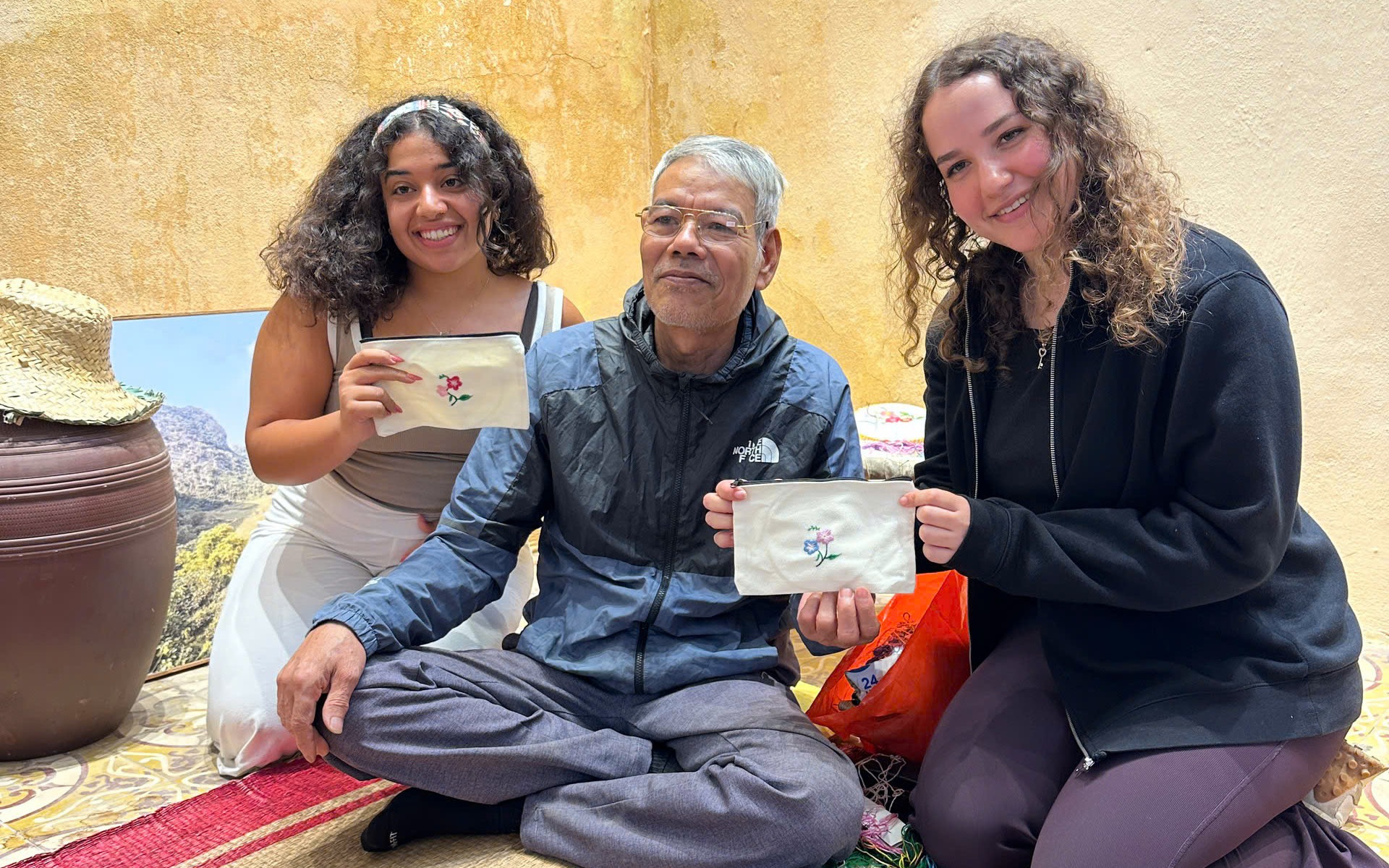 Traditional Embroidery Workshop with Local Artisan at Ninh Binh