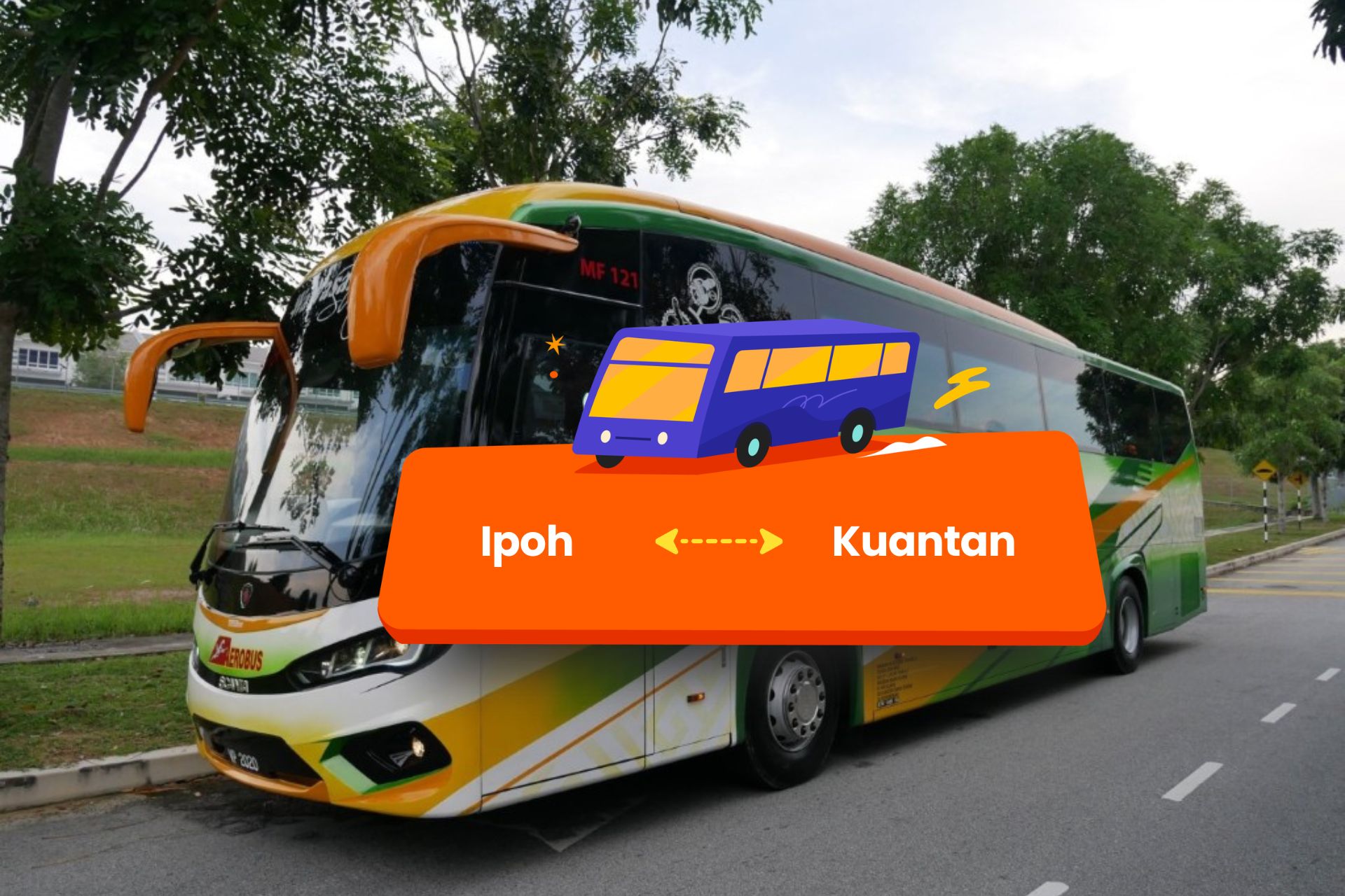 Ipoh - Kuantan Bus by Aerobus 