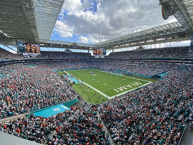 Miami Dolphins Football Game at Hard Rock Stadium