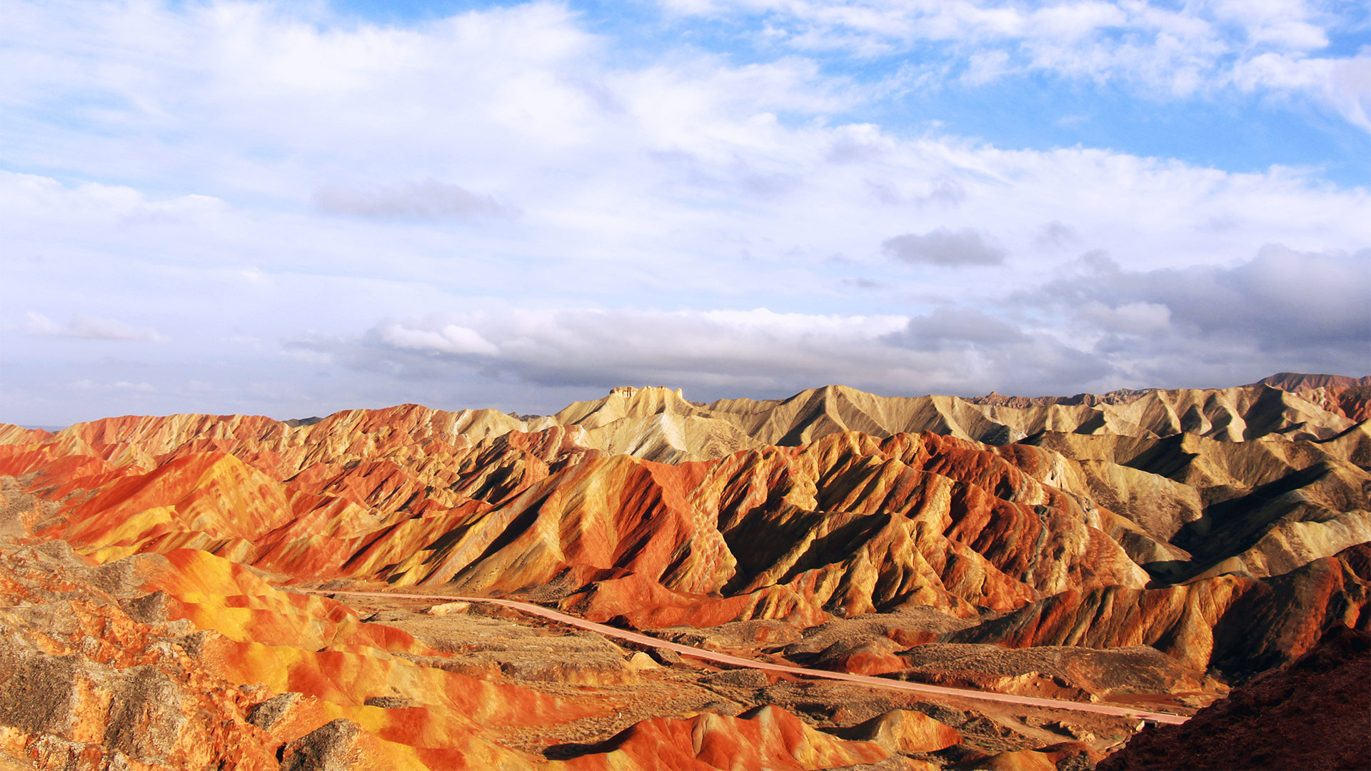 七彩丹霞 七彩丹霞