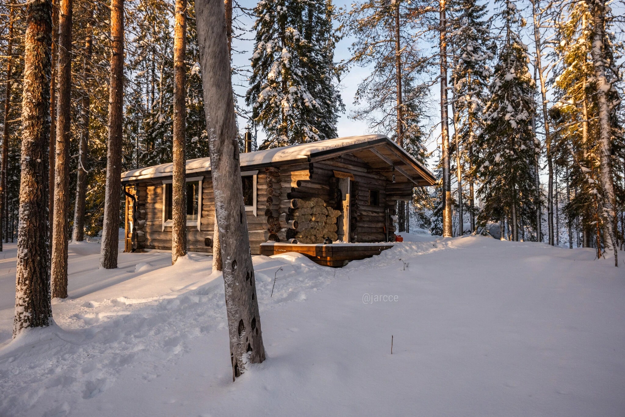 Warm cabin