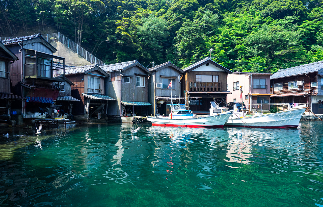 Kyoto by the Sea & Amanohashidate Observation Deck & Chion-ji Temple & Monju-do Hall & Ine Funaya