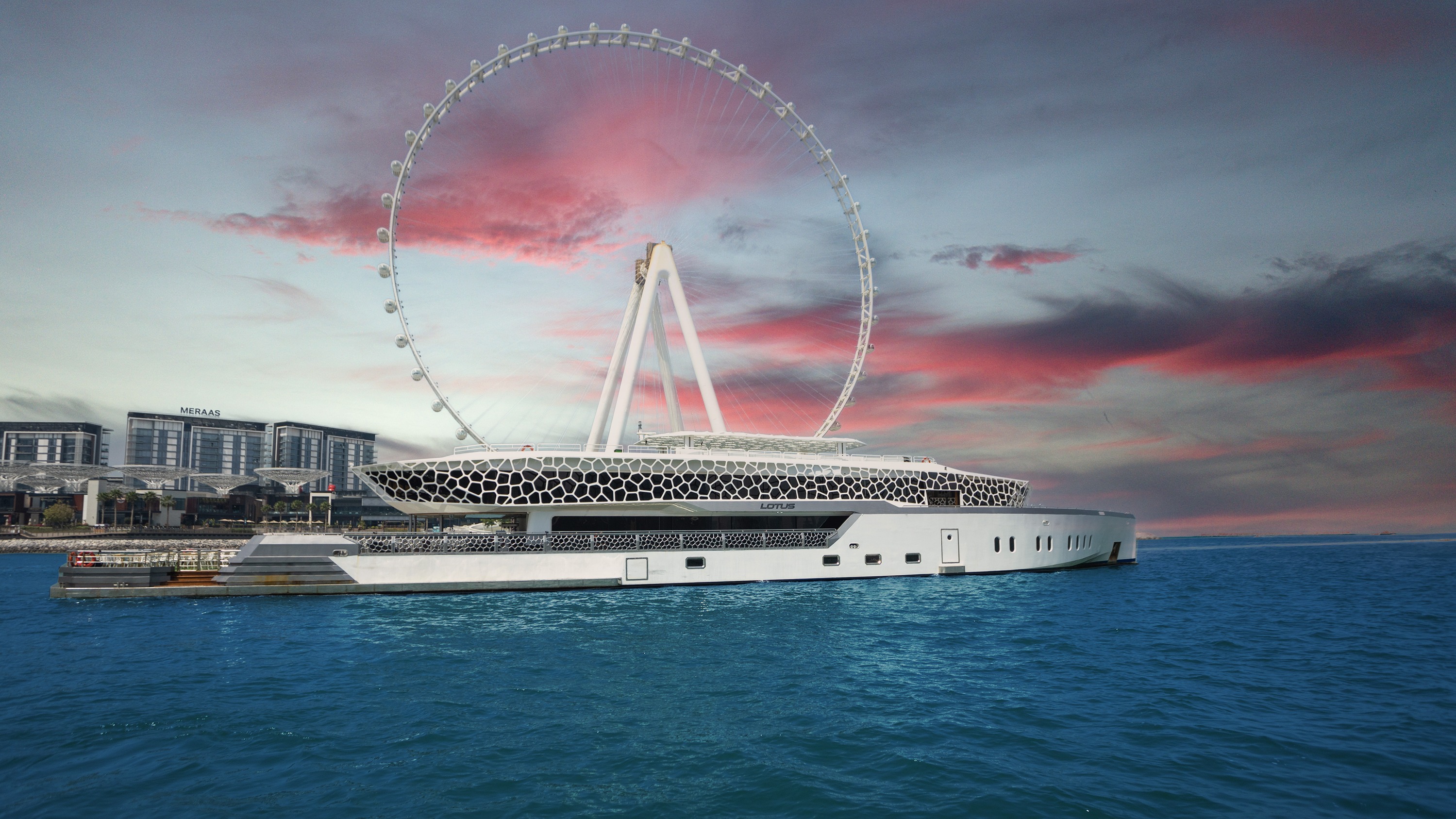 Dubai Lotus Mega Yacht New Year's Eve Cruise & Dining