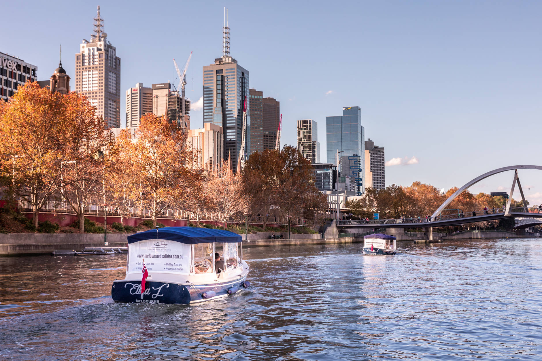 Self-Drive Eliza J Boat Hire in Melbourne