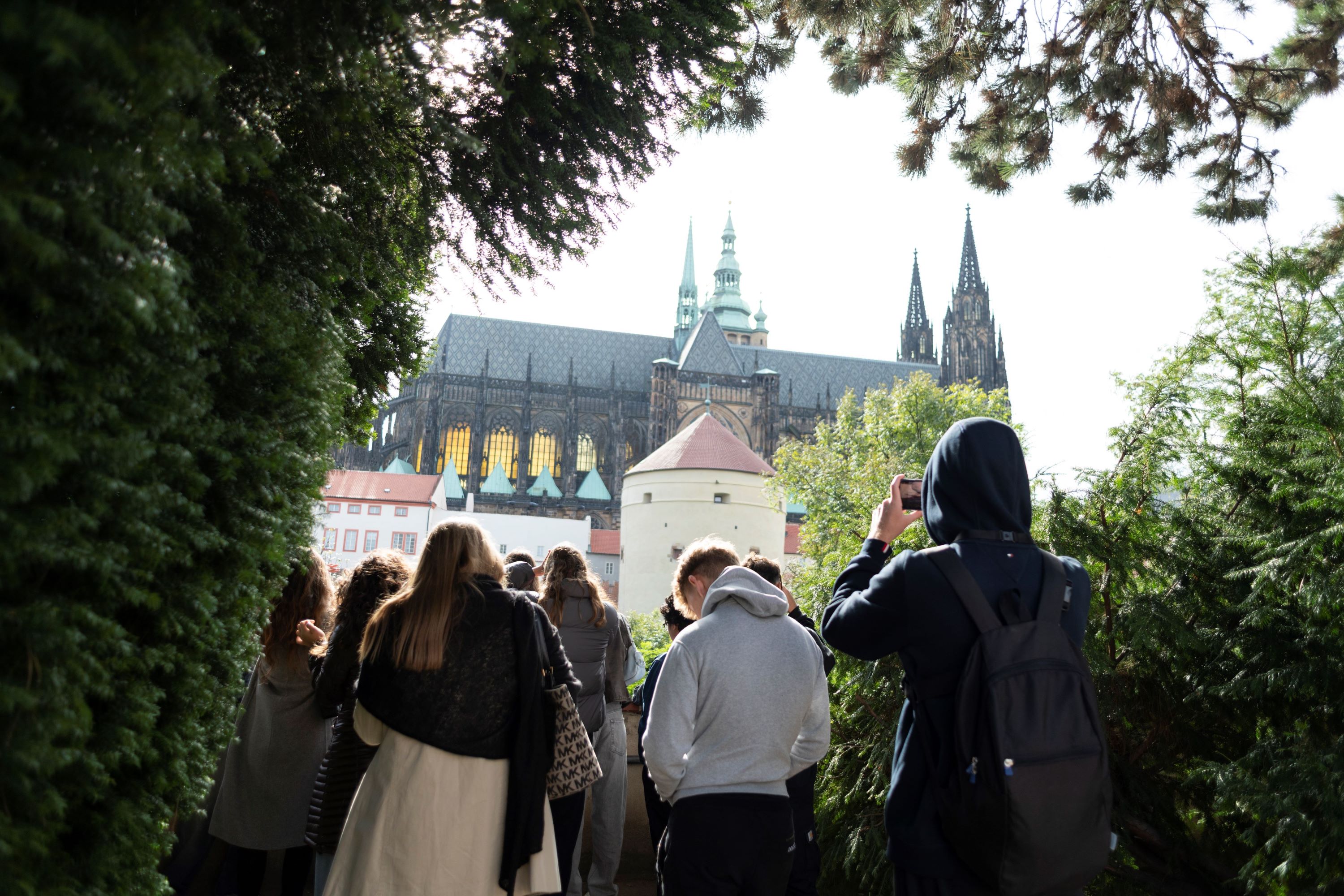 front of st vitus cathedral