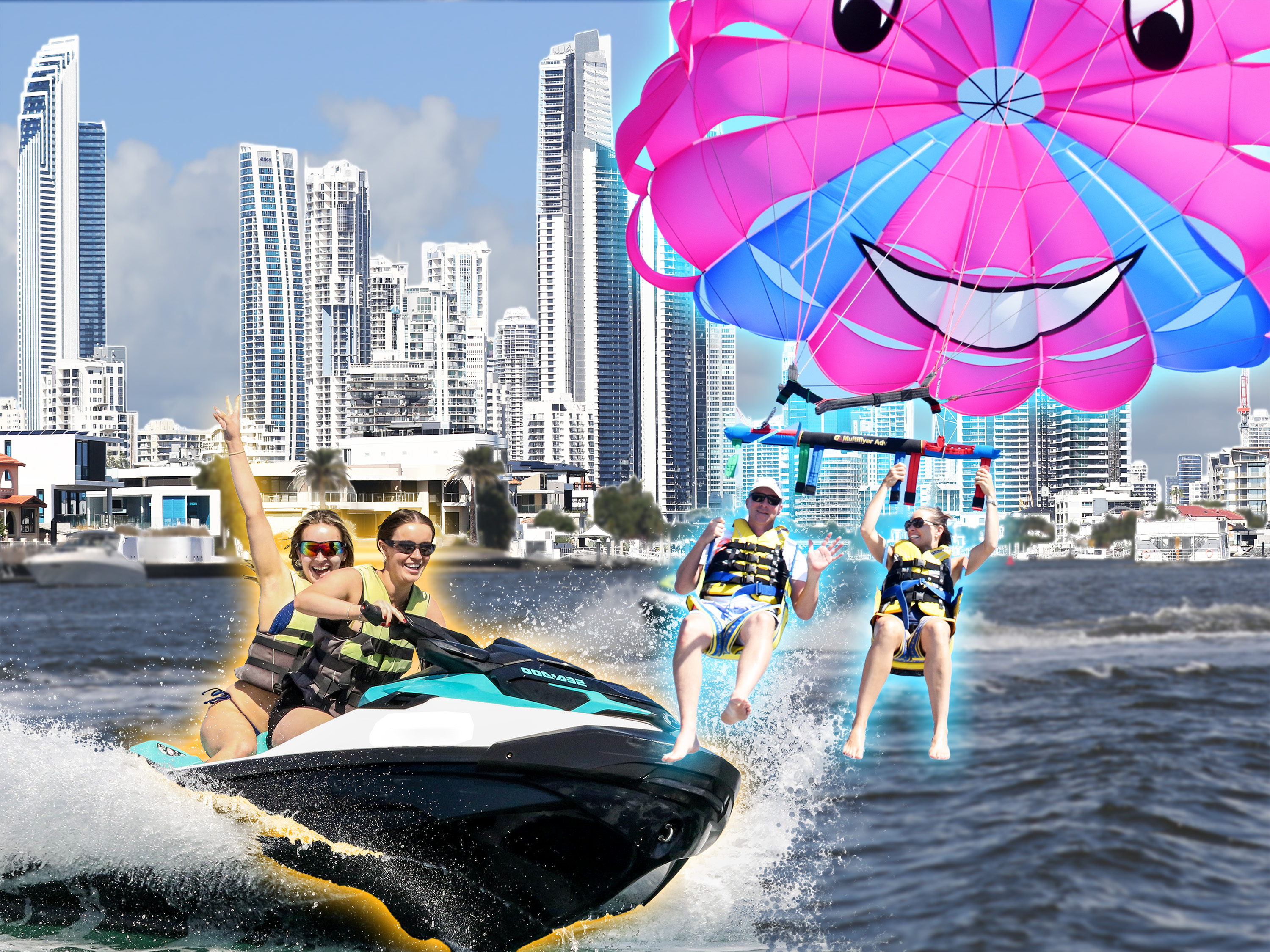 Parasailing + 30 minute Jet Ski Tour