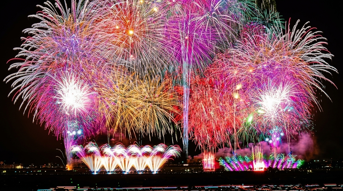 熱海花火大會，奔赴一場夏日浪漫之約。