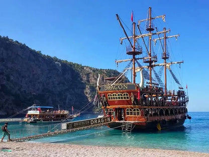 Fethiye Butterfly Valley Boat Trip in with BBQ Lunch & Roun