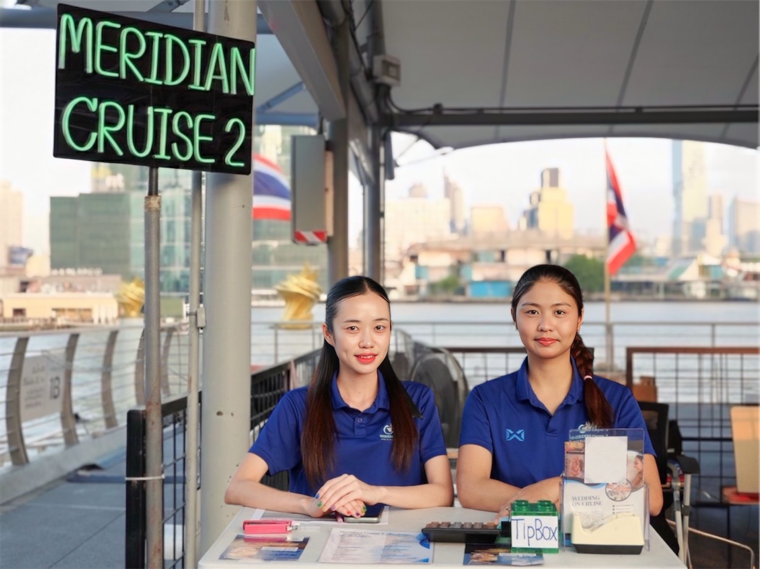Meridian Cruise 2 check in point at ICONSIAM Pier 1