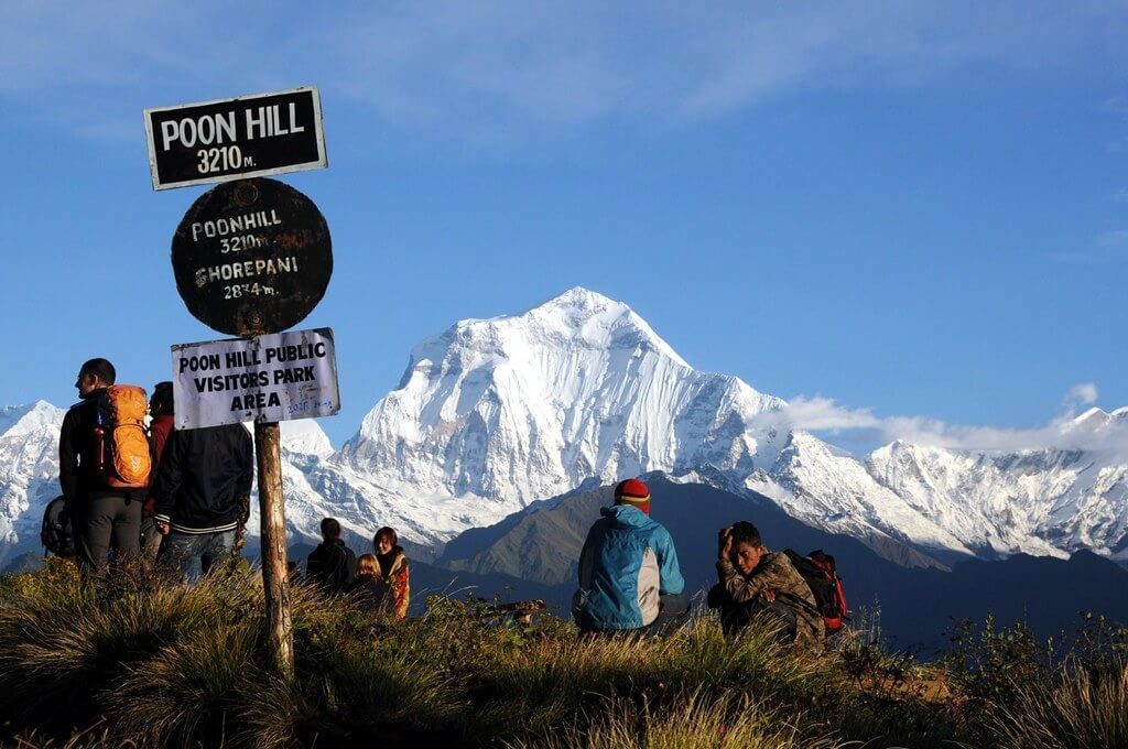 The mountain view from poon hill