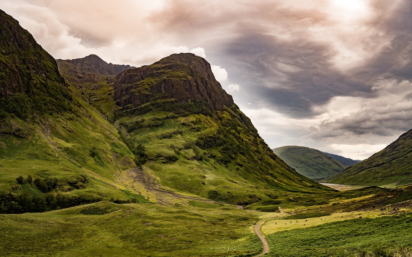 glencoe during sundown