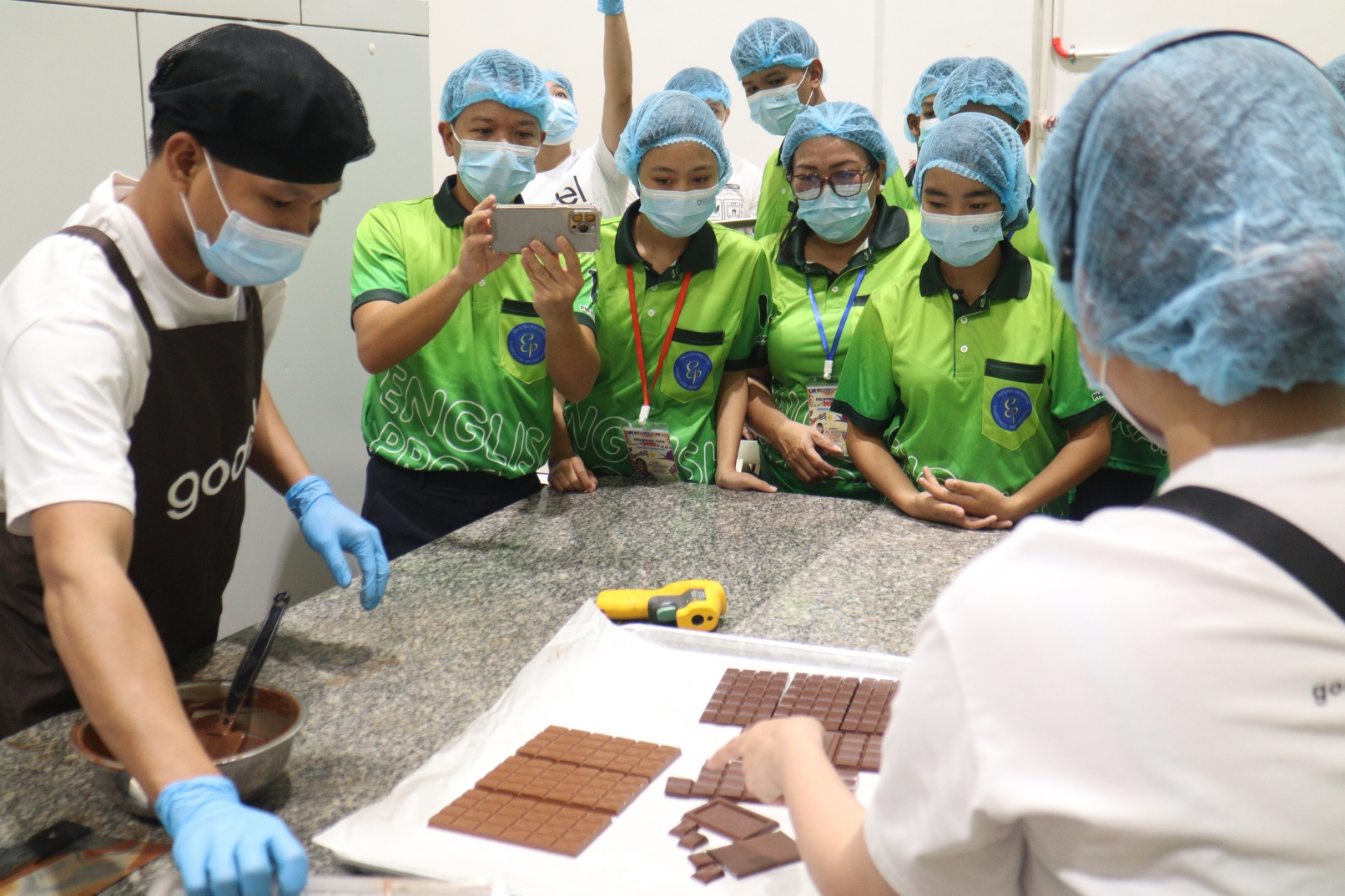 Learn about the chocolate making process through live demonstrations, sprinkled with tastings through each step