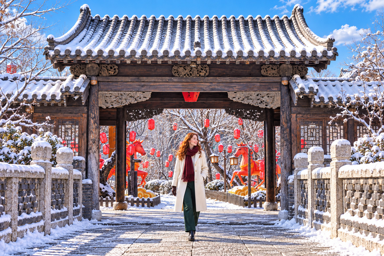 Beijing Gubei Water Town & Great Wall Private Day Tour (Including DIY Tie-Dye Experience)