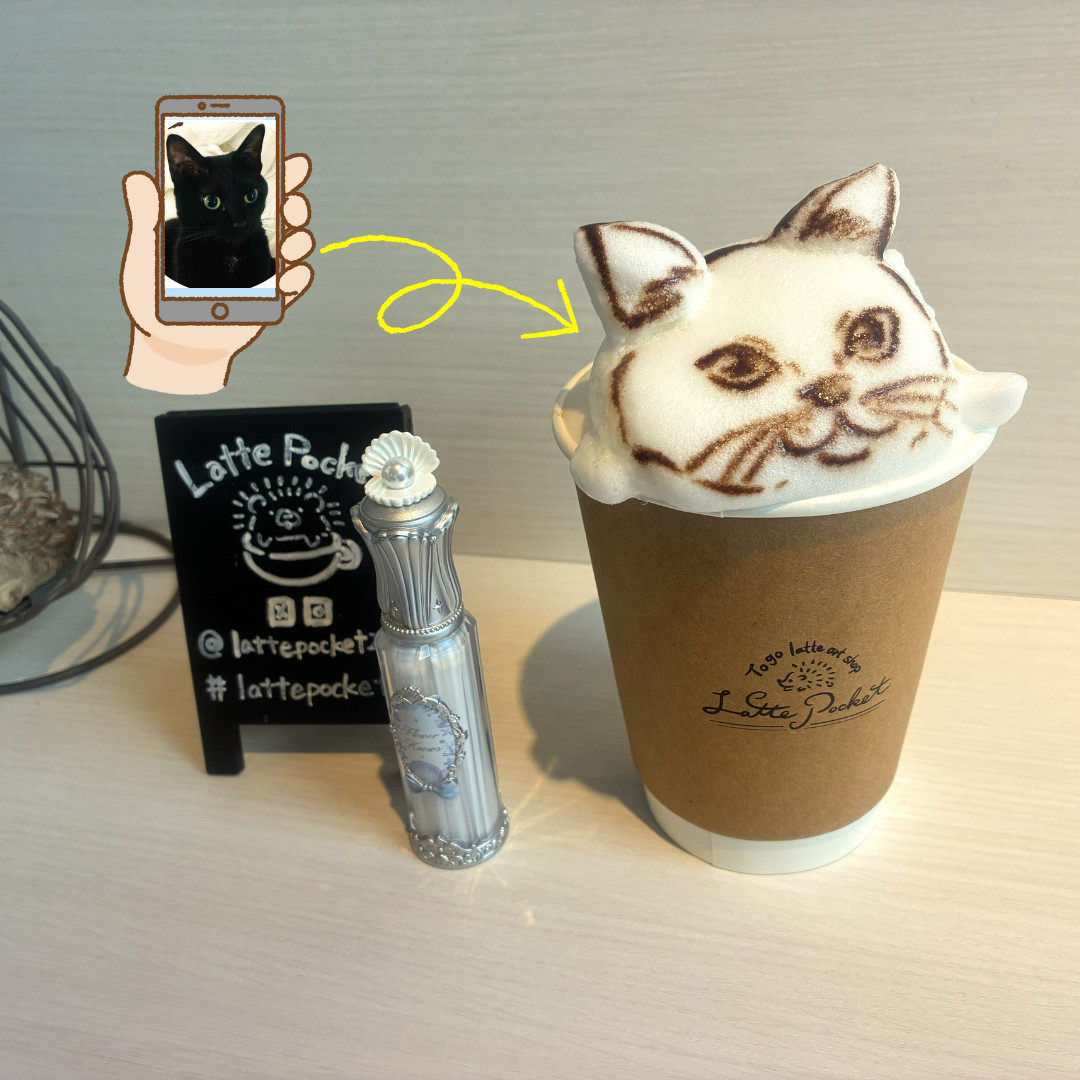 將您家毛小孩的照片，變成獨一無二的3D立體拉花！