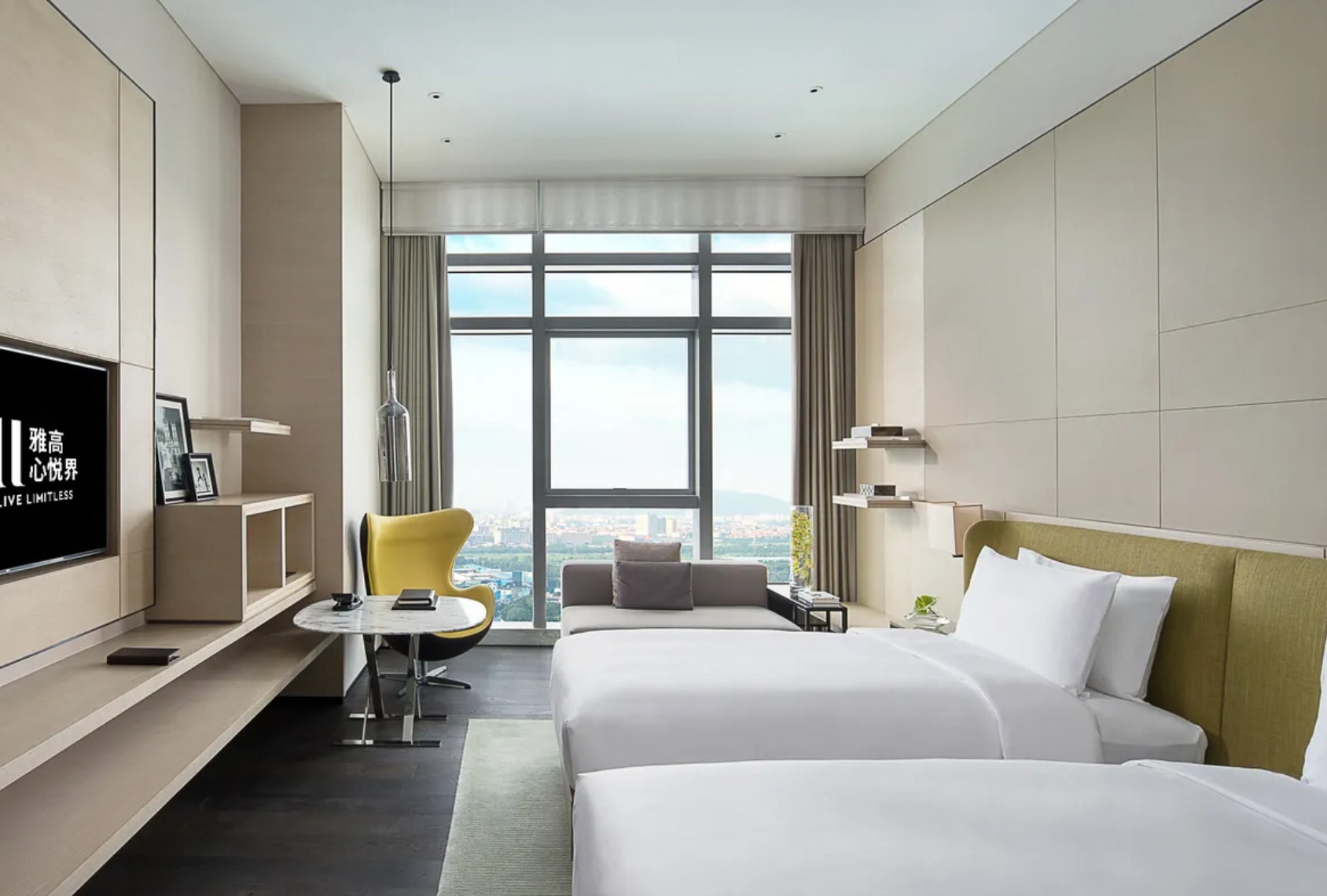 Luxury Modern Style Twin Room Reference Picture