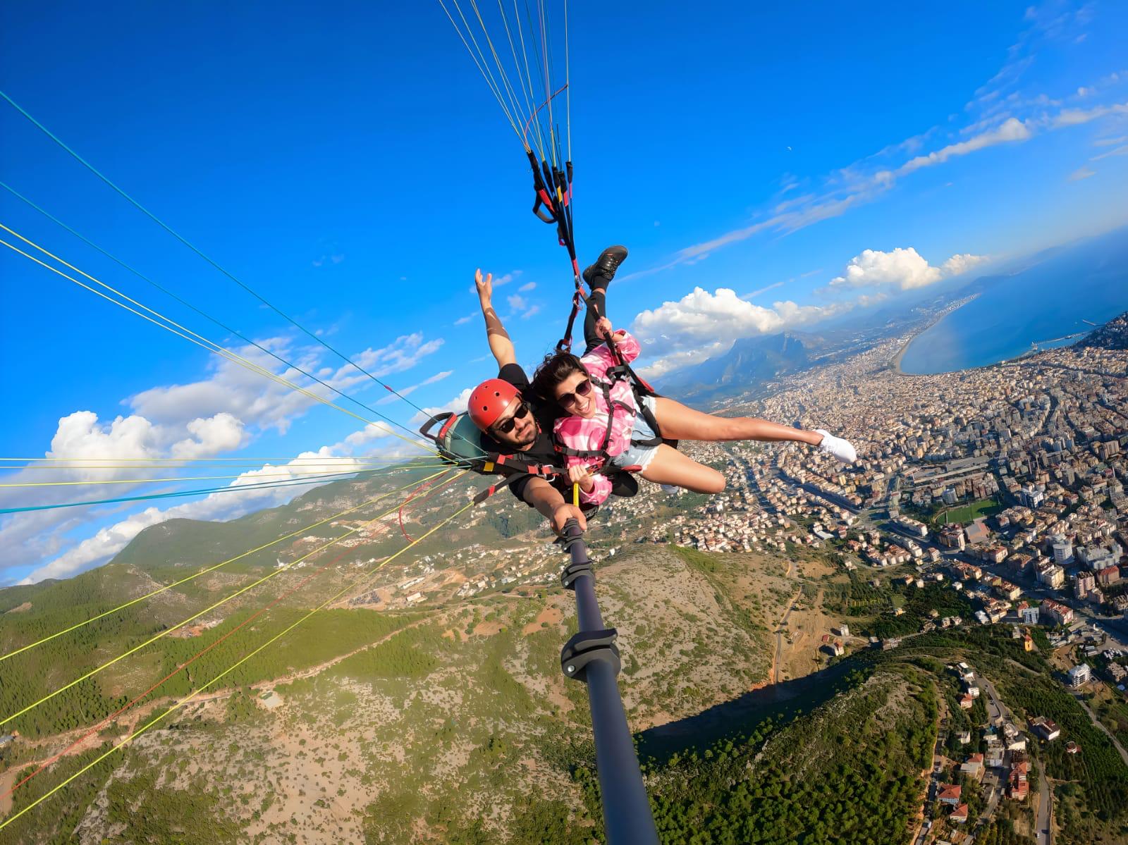 安塔利亞、錫德、阿拉尼亞的滑翔傘體驗（Paragliding experience from Antalya, Side, Alanya）含接送服務