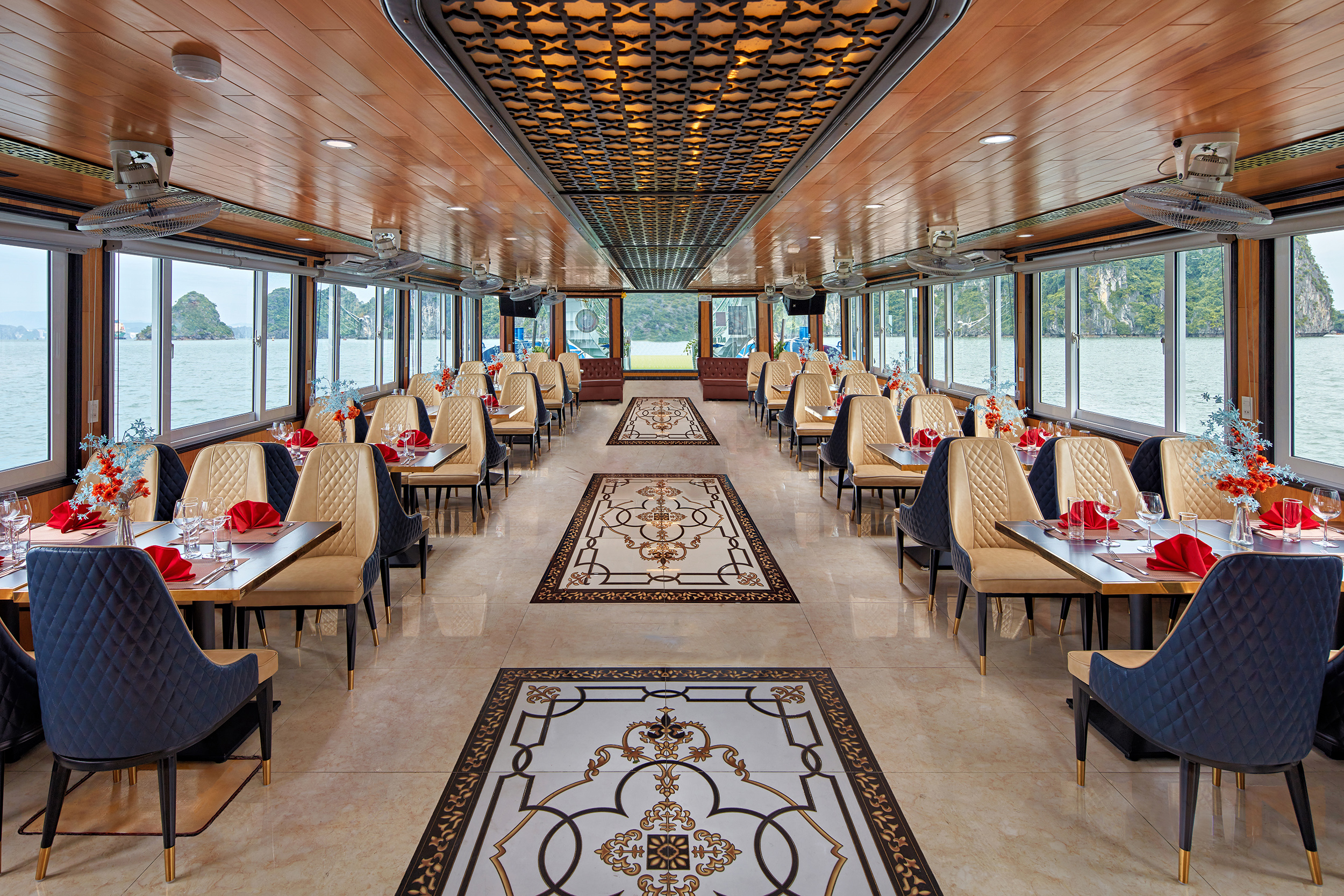 [路線二] 乘坐平陽 68 號豪華遊輪體驗下龍灣一日遊 (Ha Long Bay Day Tour By Luxury Binh An 68 Cruise)