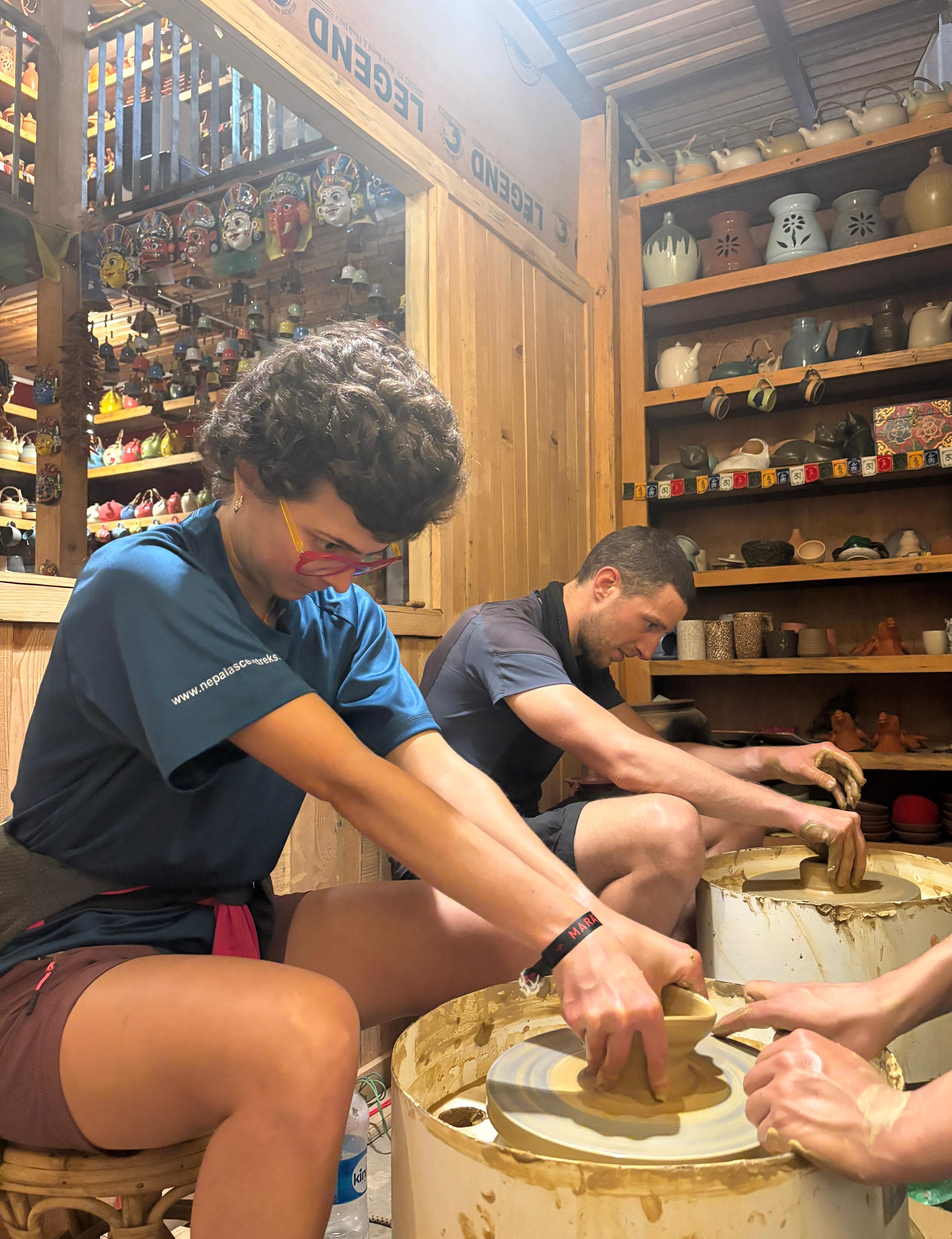 Bhaktapur: Pottery Workshop, King's Curd, and Bhajan Tour