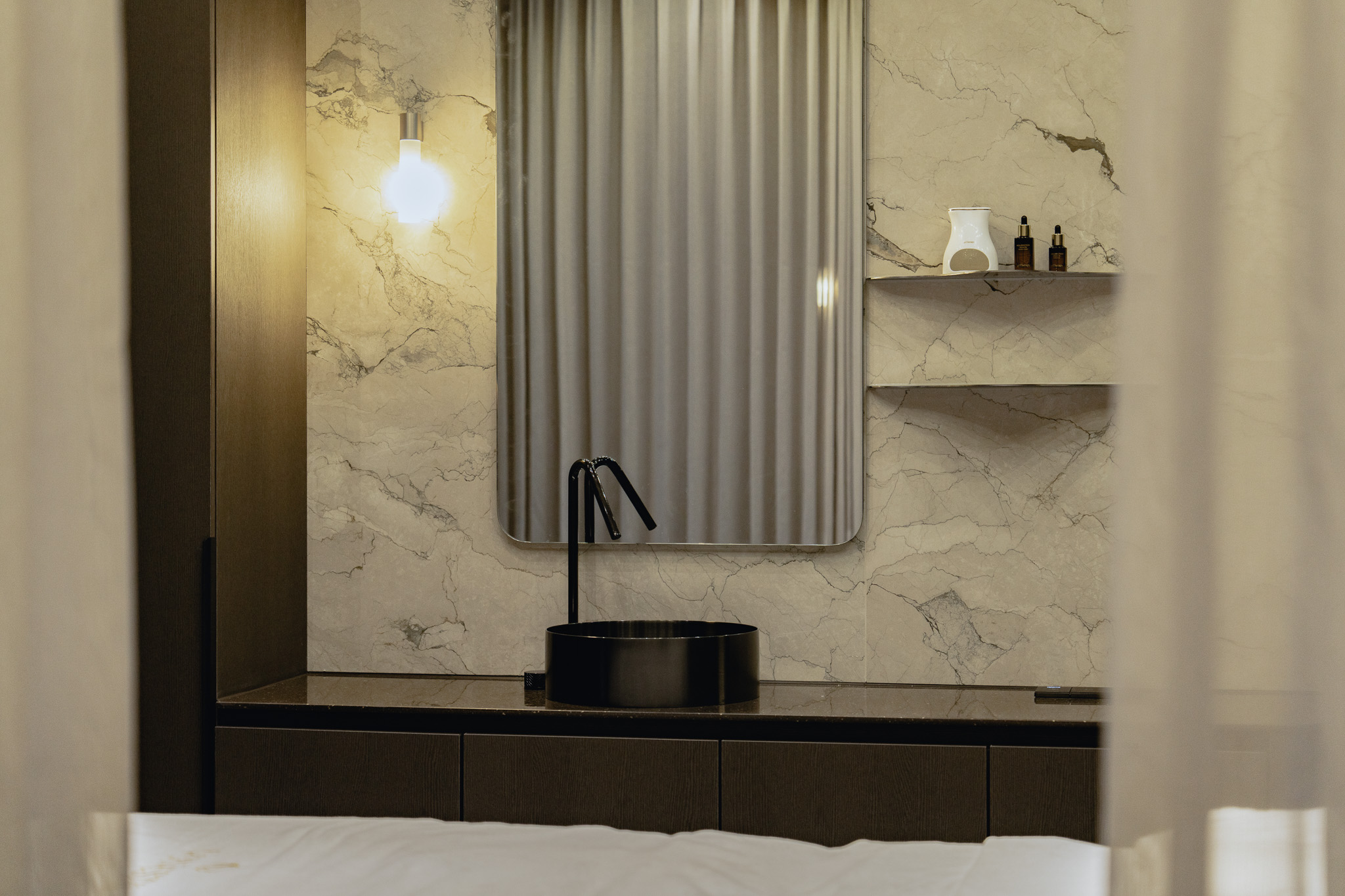 ファンデーションルームも完備