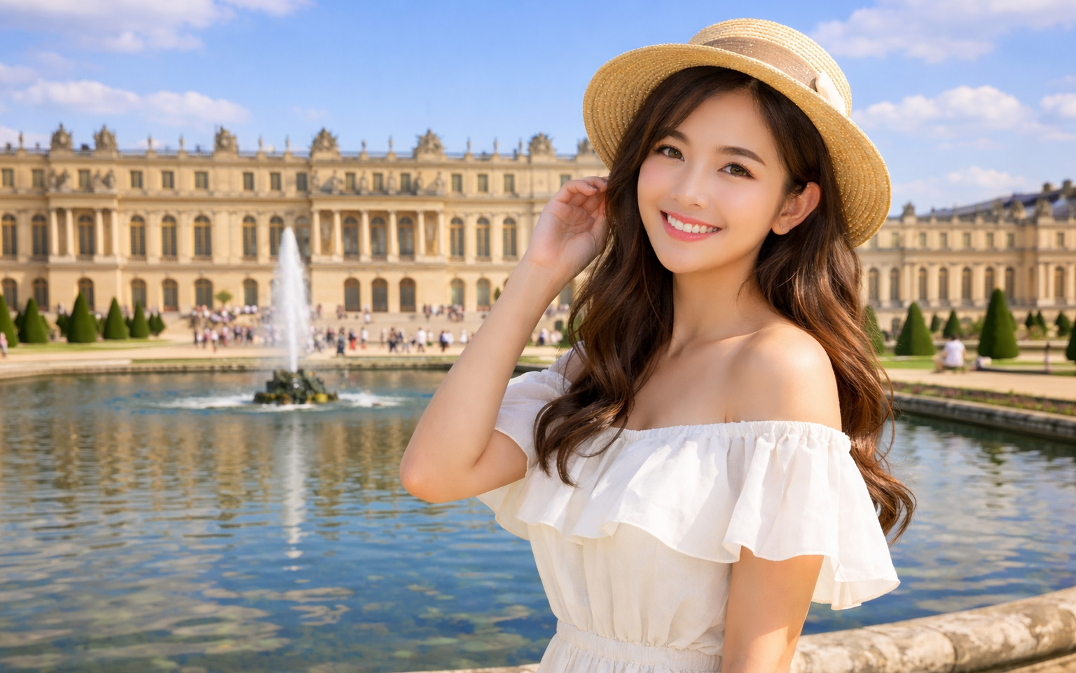 Versailles Palace in Paris, France + Monet's Garden in Giverny + Van Gogh's House/Chantilly Castle Day Trip (Chinese Tour)