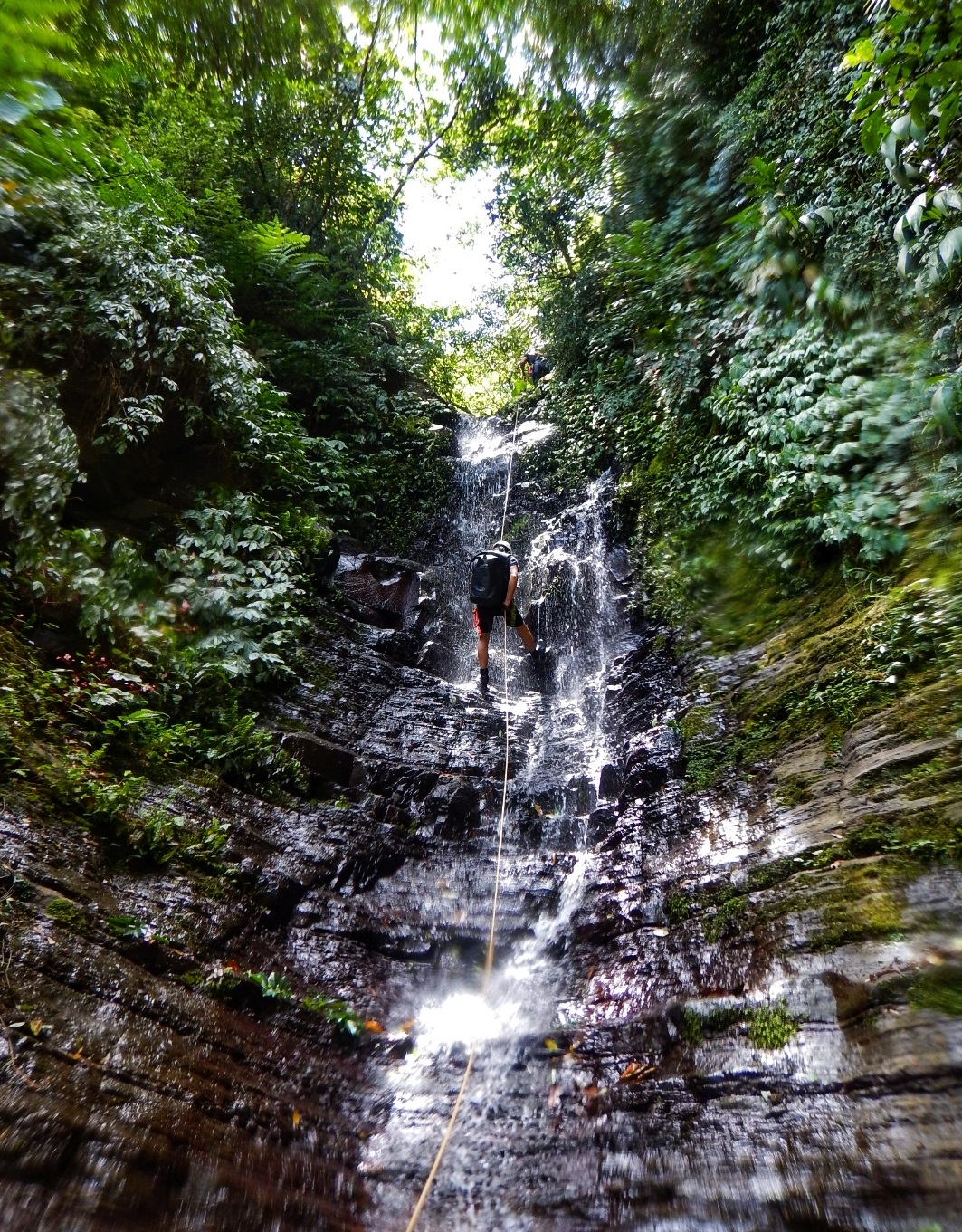 新北汐止大尖山瀑布群 - 溪降體驗