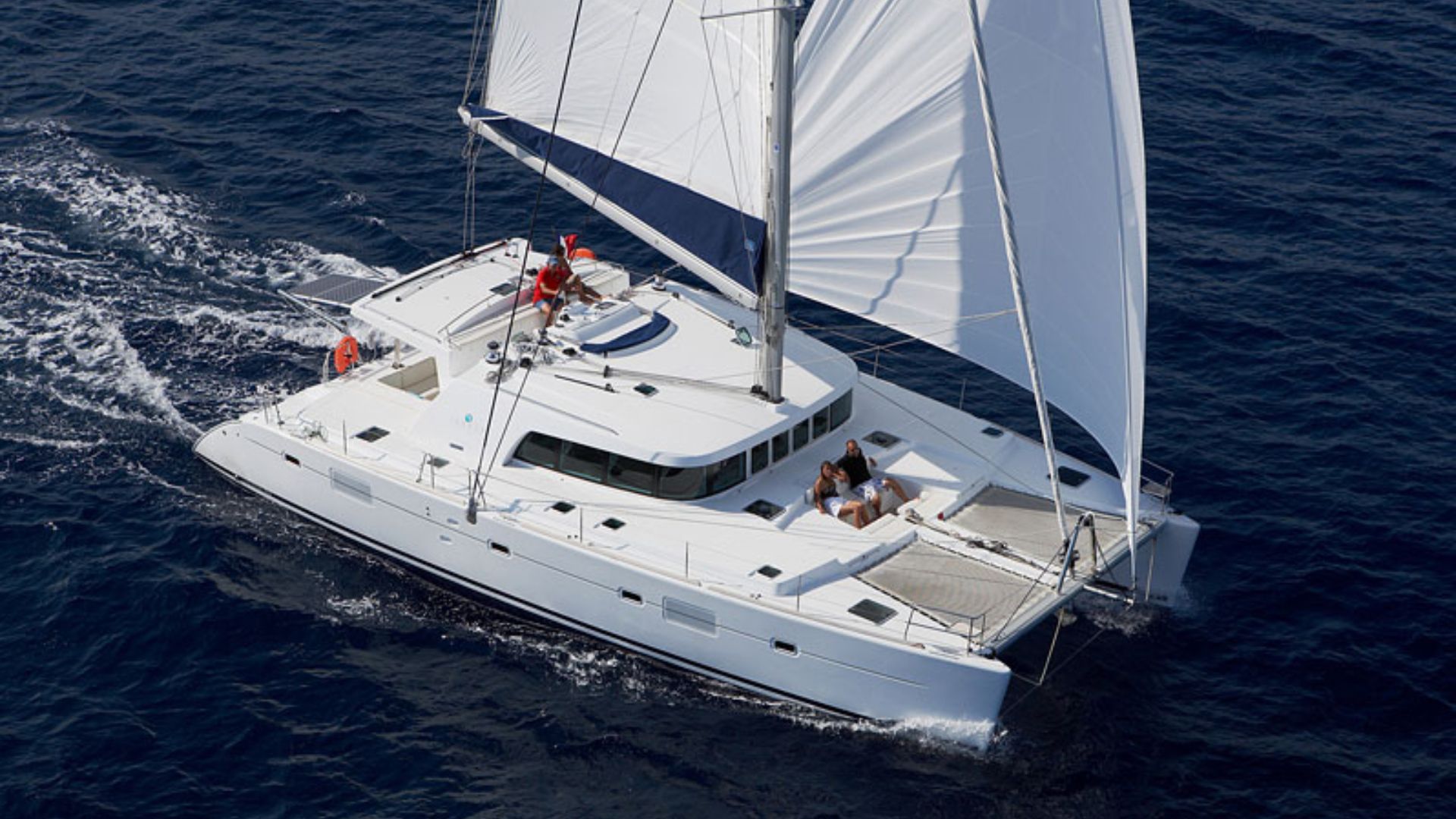 Gems of Santorini catamaran cruise experience with meal