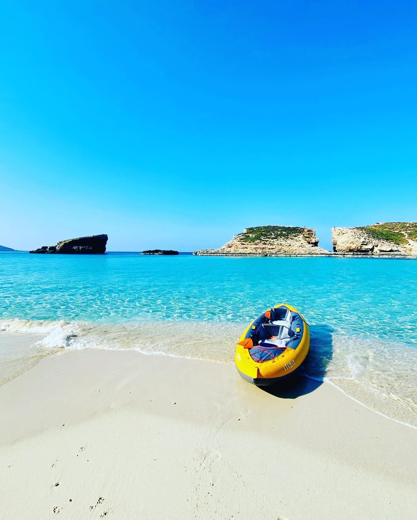 Blue Lagoon, Crystal Lagoon, Gozo, Comino with SeaCaves