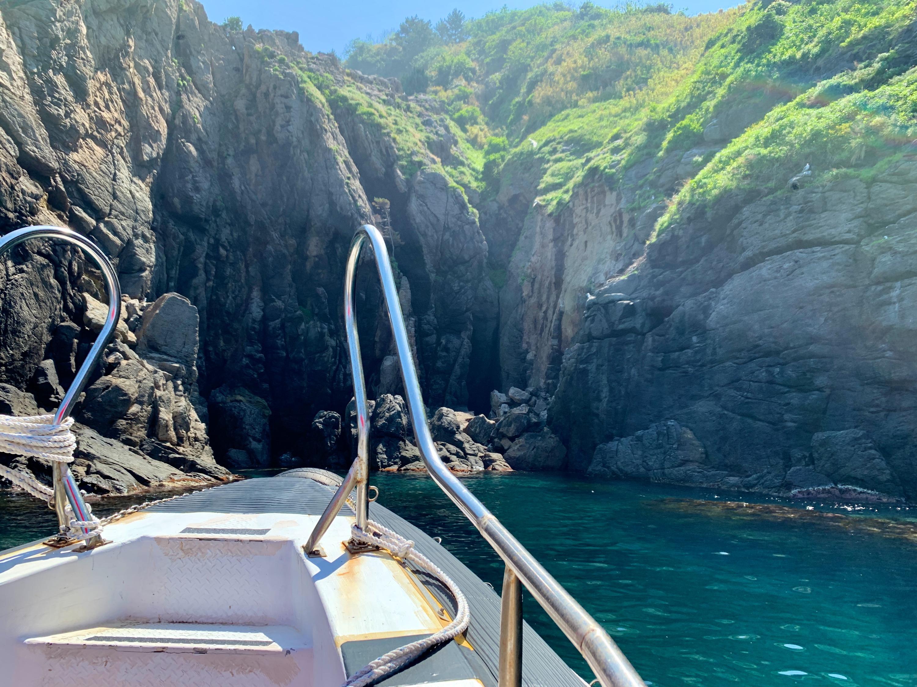 鬱陵島黑浦海灘 黑浦潛水度假村乘船遊覽