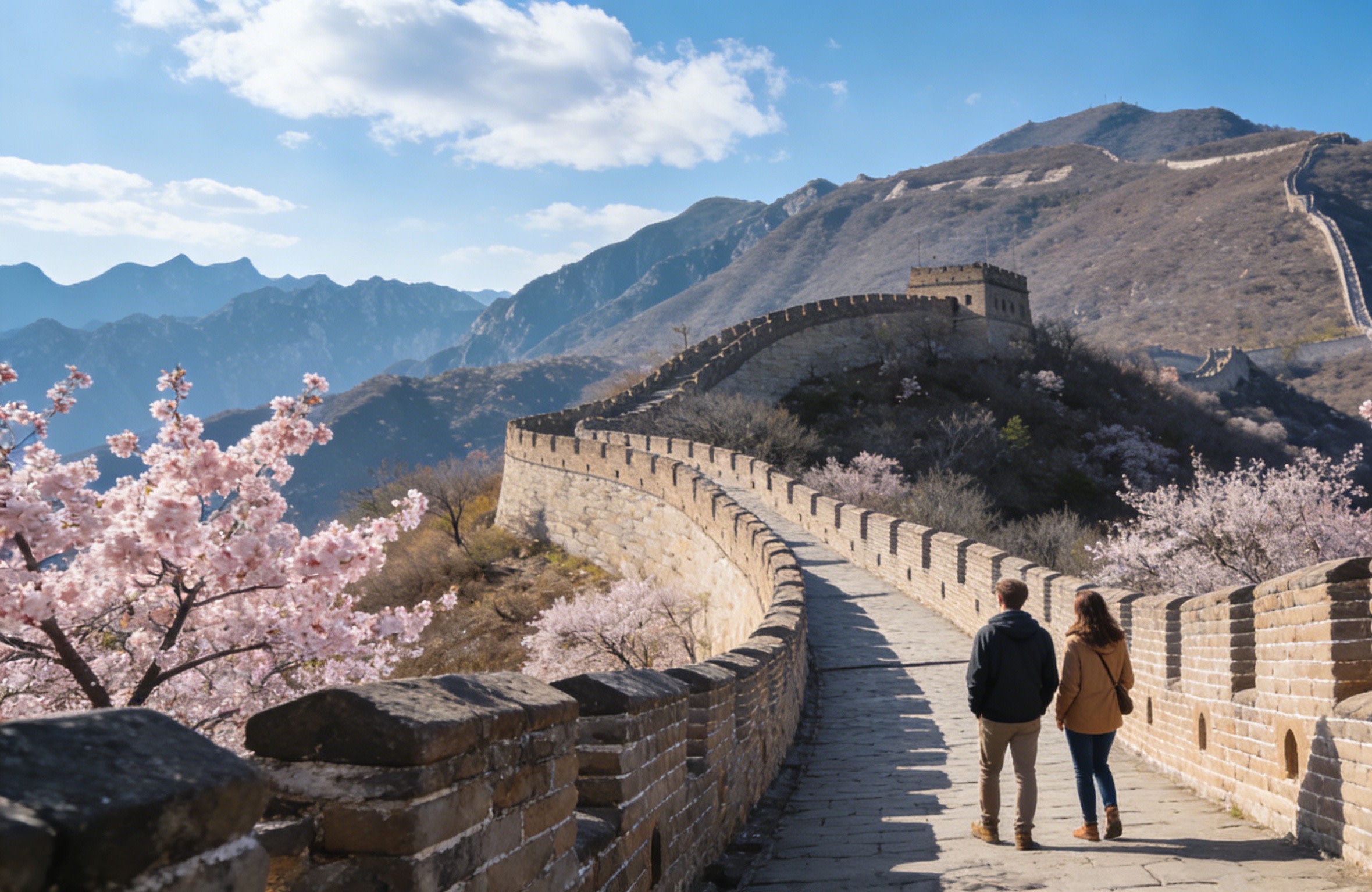 Mutianyu Great Wall + Summer Palace/Huanghuacheng Lakeside Great Wall/Ming Tombs Private Tour