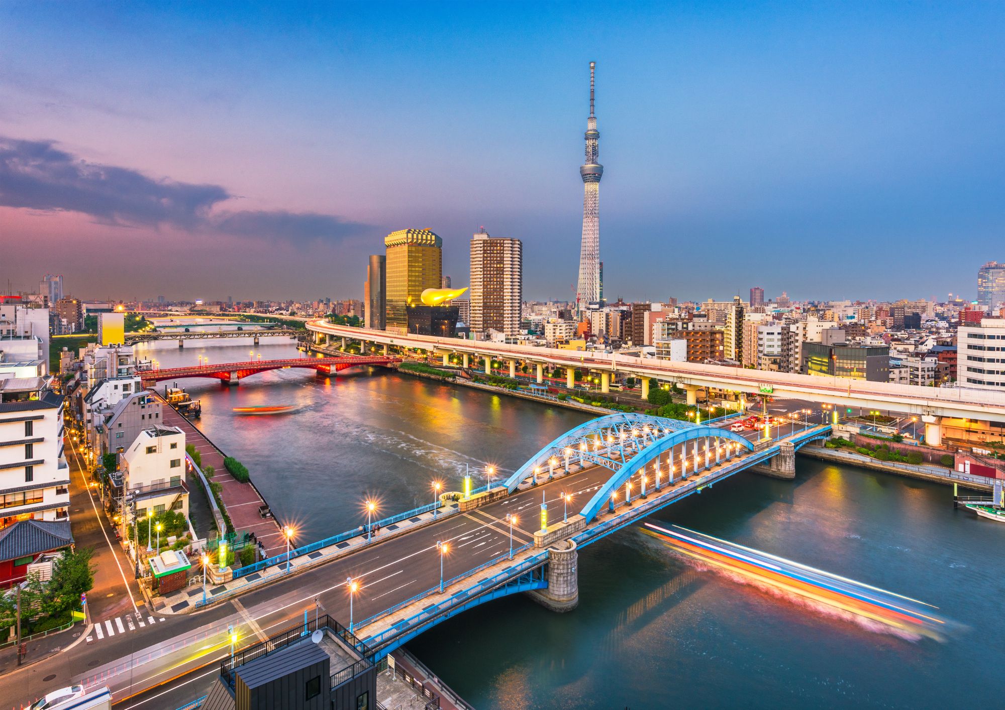 The Skytree tower is also nearby.This tower is the most highest tower in Japan and famous landmark in Japan.