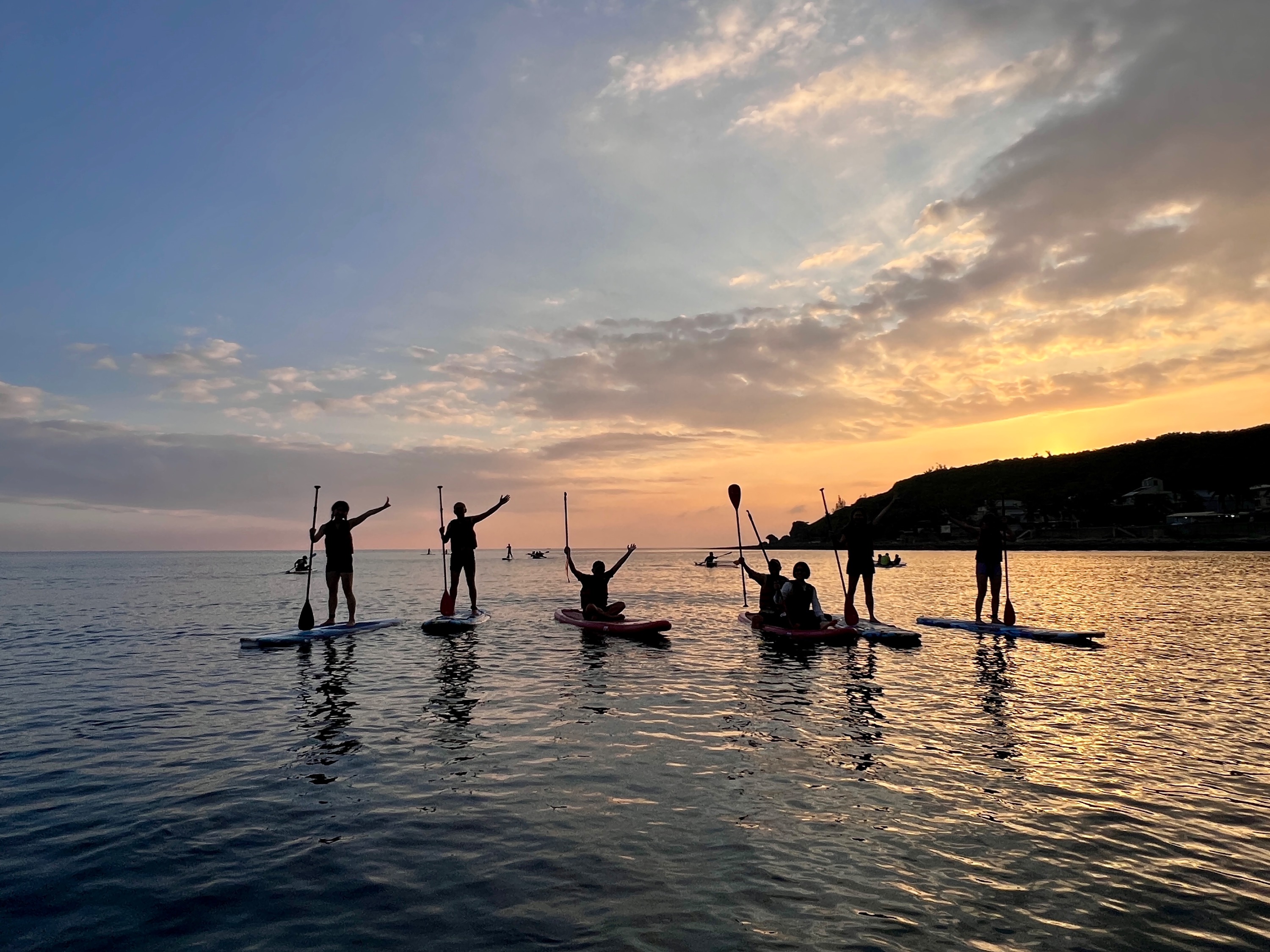 Blue and white water club - Xiaoliuqiu SUP/canoe experience (free air photo)