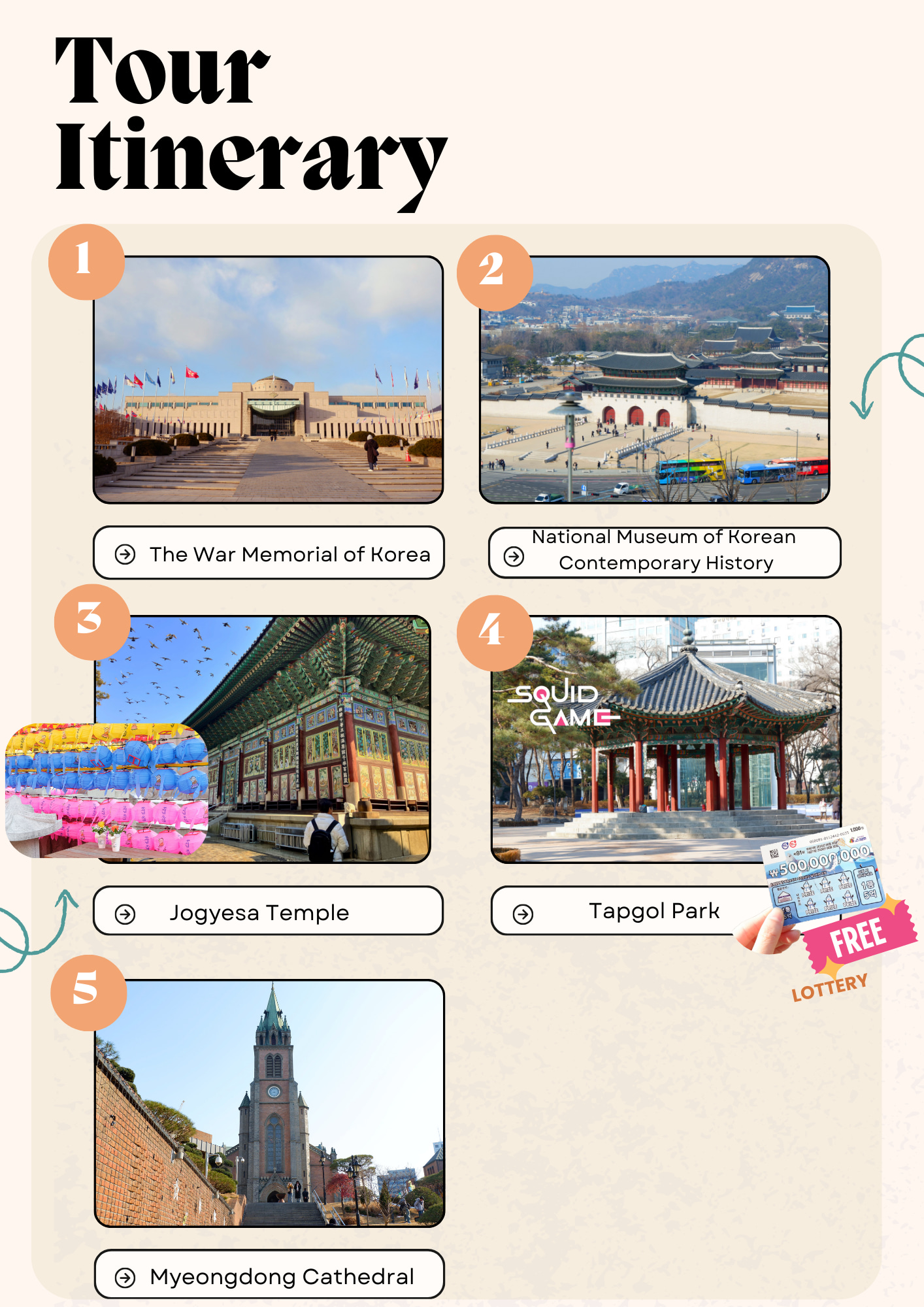景福宮＆北村韓屋村＆廣藏市場之旅