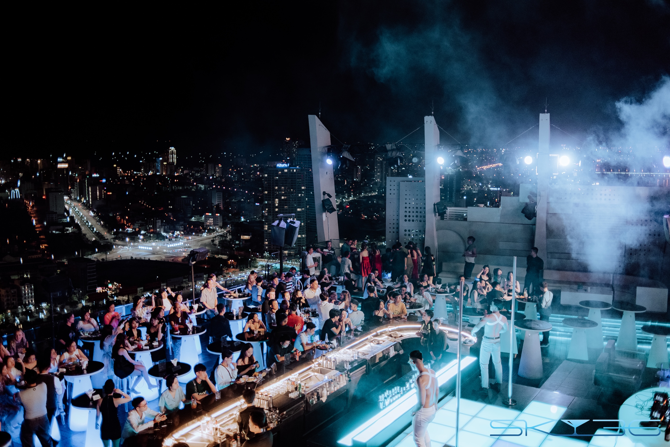 峴港Sky36屋頂夜總會夜生活體驗