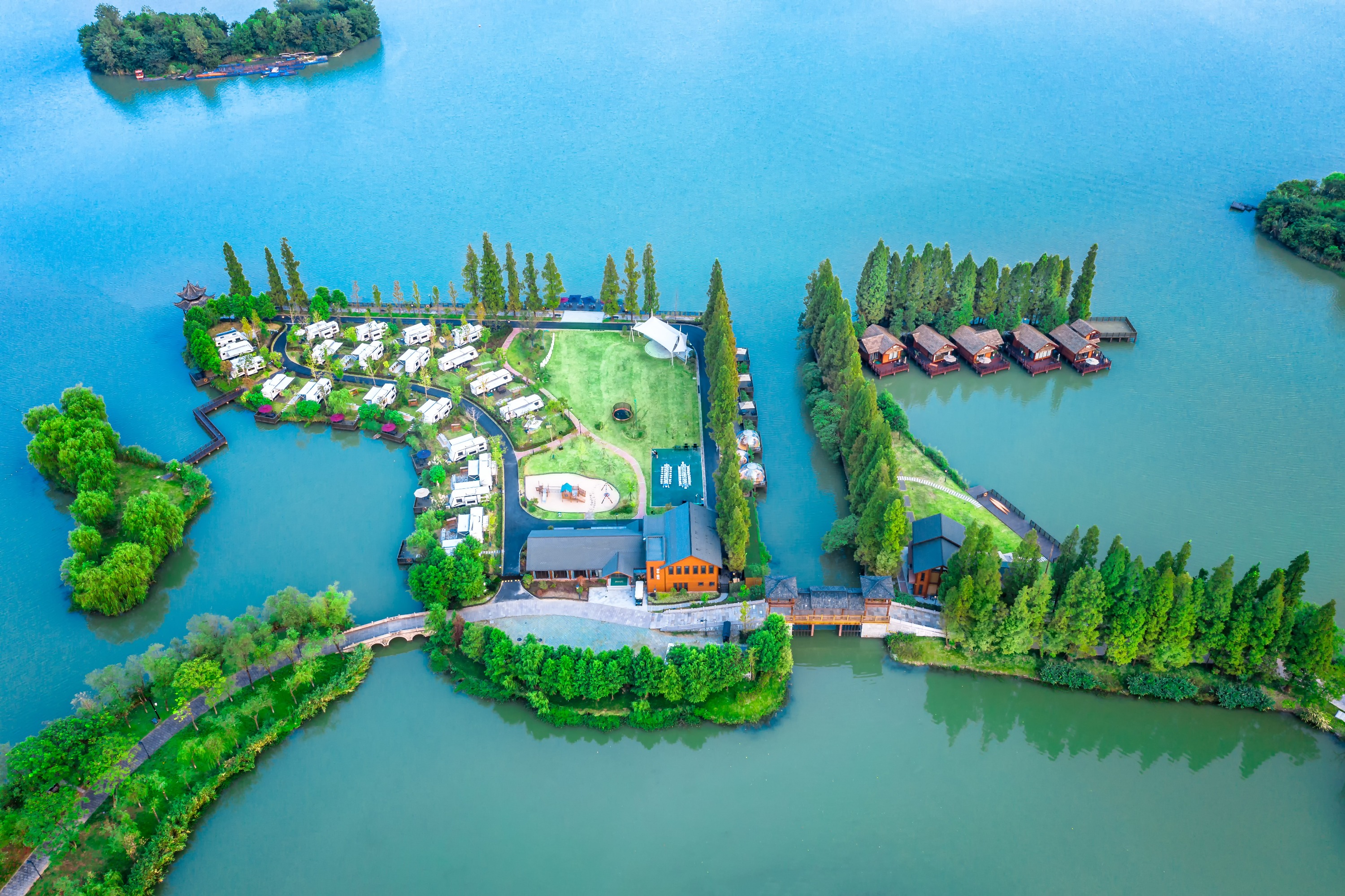 Hangzhou Muxin Island RV Accommodation Experience