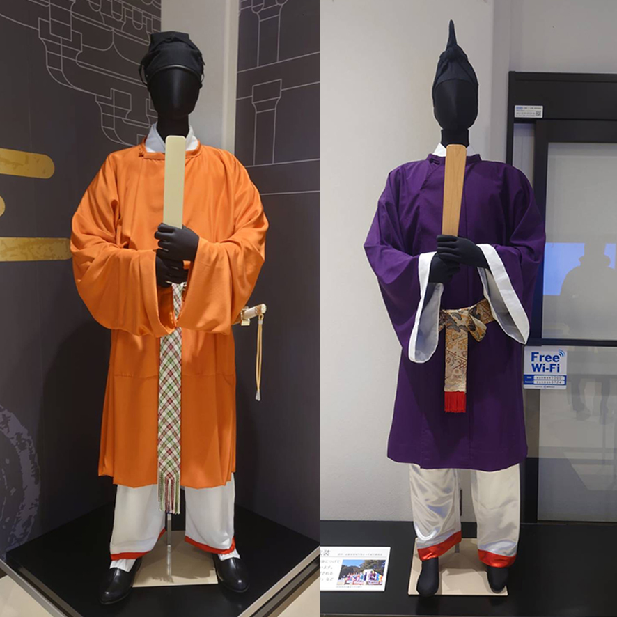 可體驗穿著平安時代的萬葉衣裝（加購體驗需另付2,000日圓）