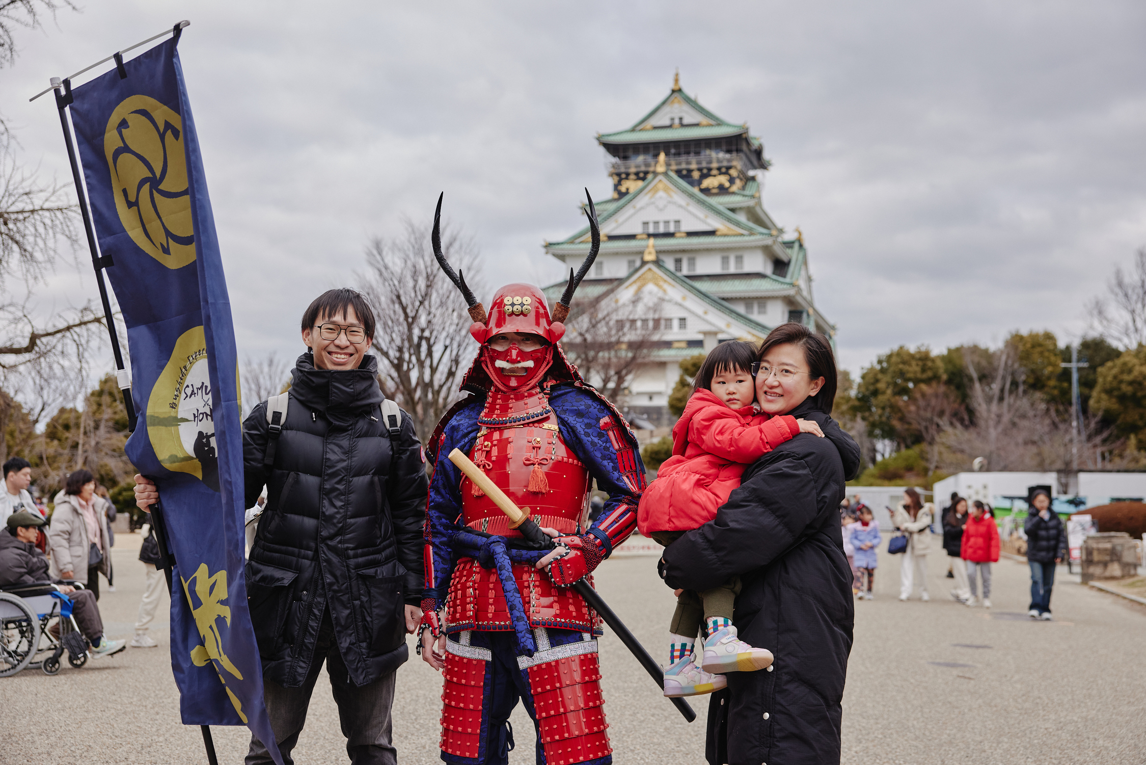 大阪城朝聖之旅/身著和服探索武士文化私人導覽