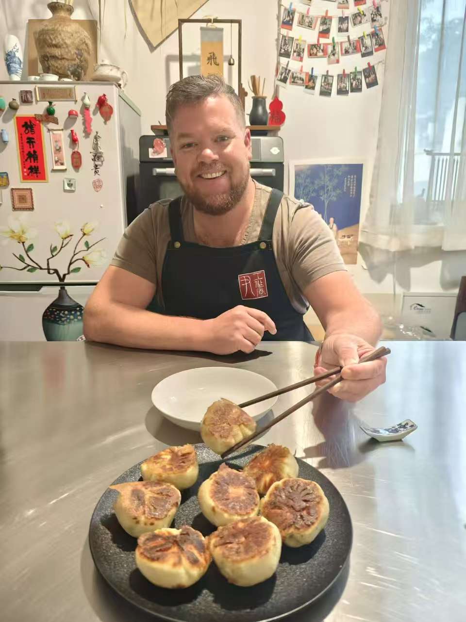 咖喱牛肉生煎包（可提供中英日文接待）