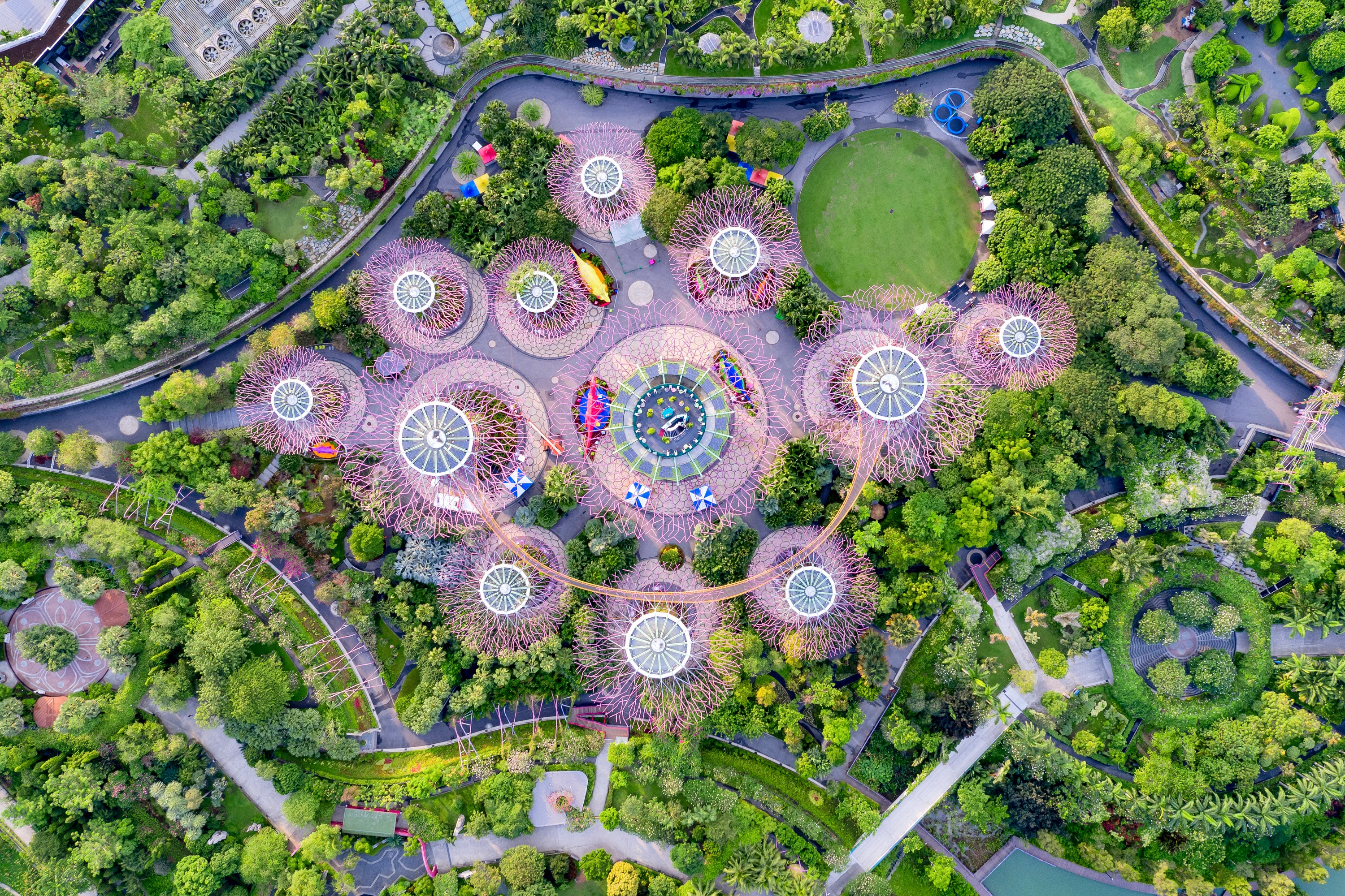 新加坡濱海灣花園 - 擎天樹 & 花穹冷室 & 雲霧林冷室