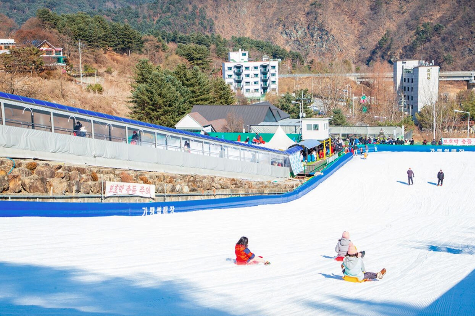 三岳山纜車 / 晨靜樹木園 燈光節 / 採摘草莓 / Eobi冰谷 / 雪橇 一日遊