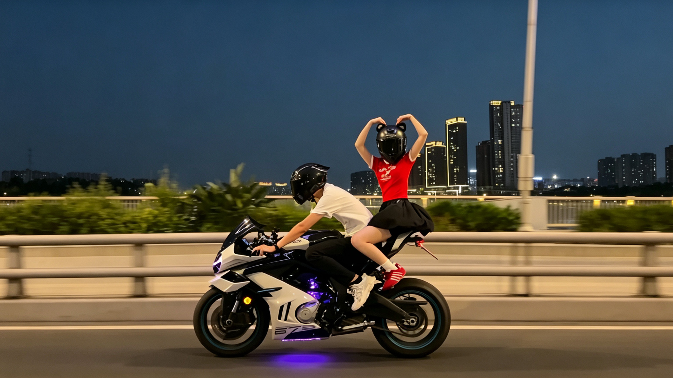 Chengdu motorcycle photoshoot