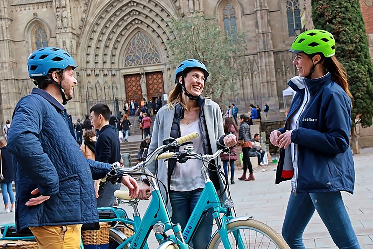 As we cruise through the charming Gracia neighborhood, you'll marvel at the architectural gems