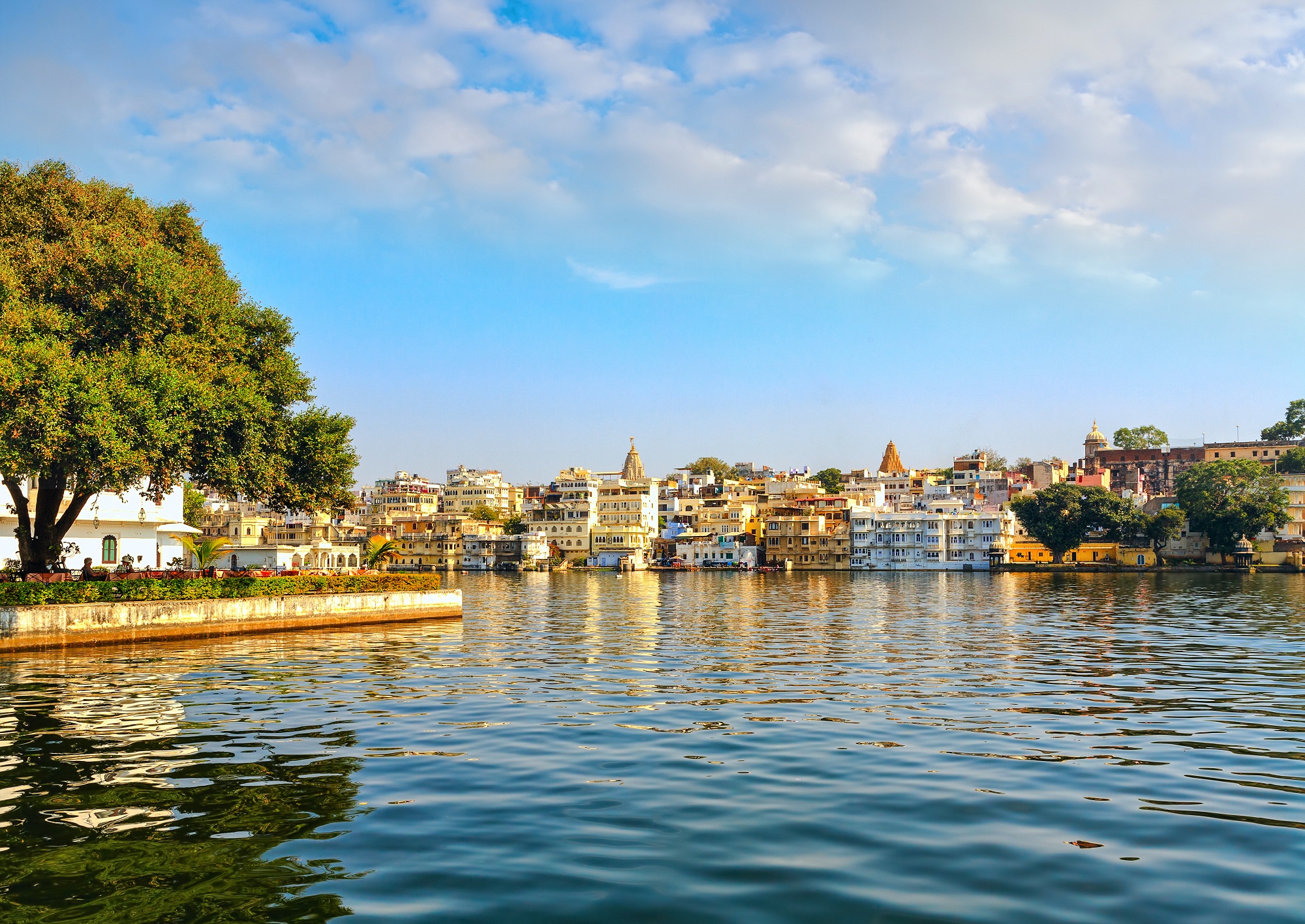 Udaipur City and Lake Pichola.