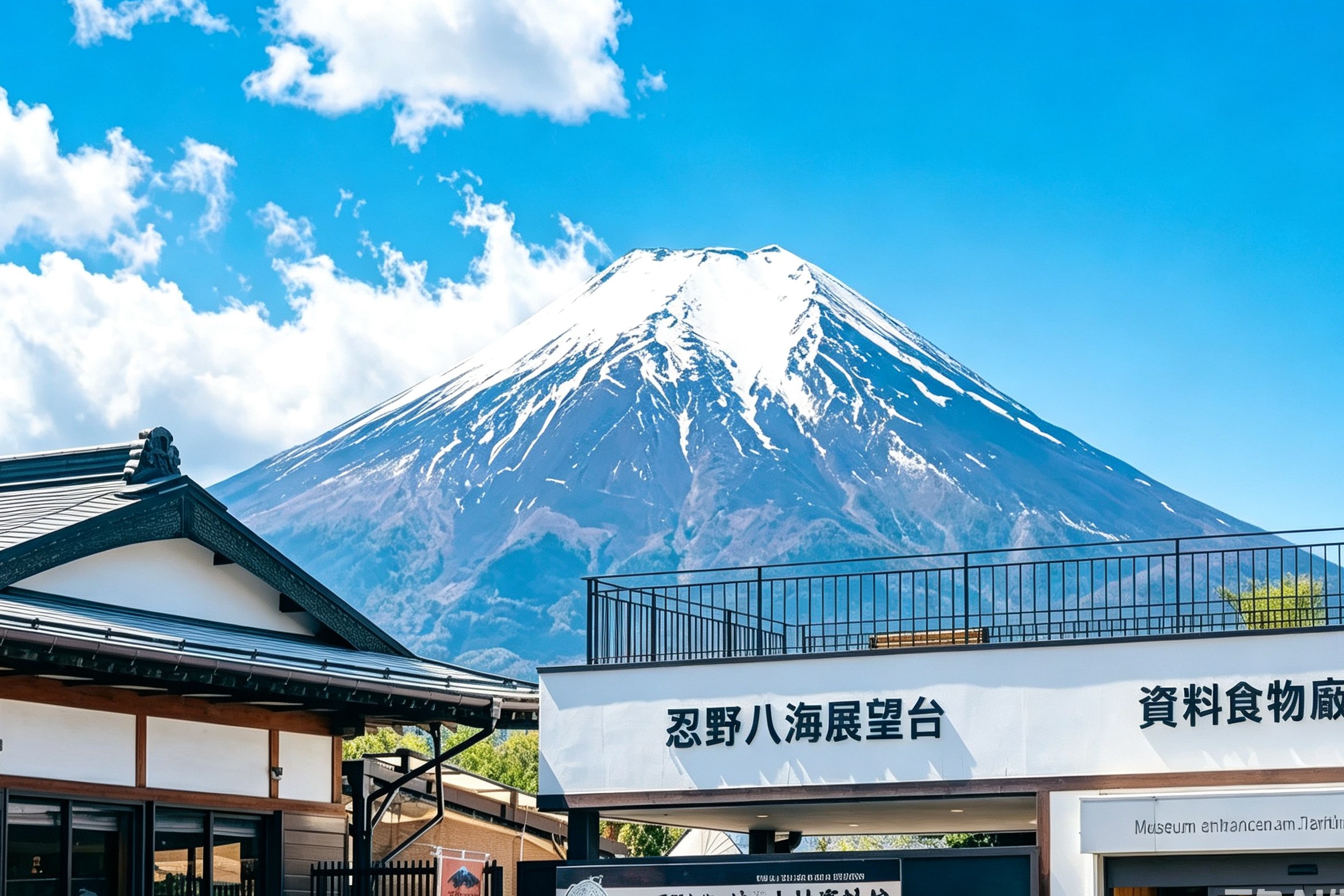 忍野八海：日本的“九寨溝”，可以看到富士山倒映在水面上的倒影。這裡還保存著江戶時代珍貴的日本古建築。展望臺費用自理