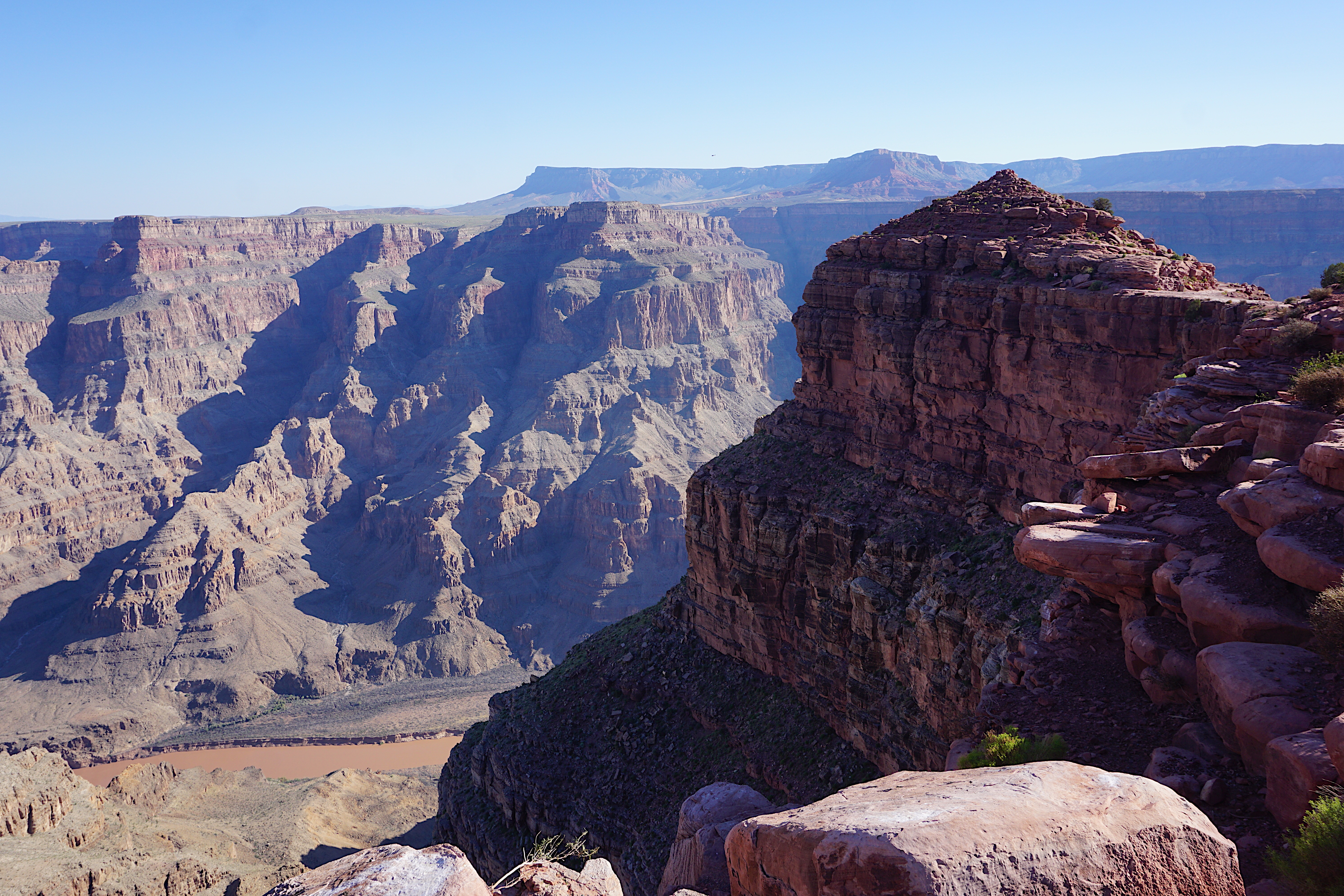вид с Guano Point с вертолета в Гранд-Каньоне