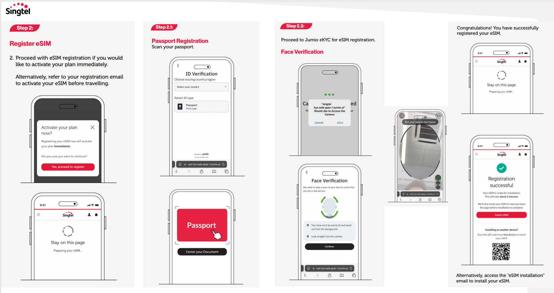 Singtel eSIM installation guide