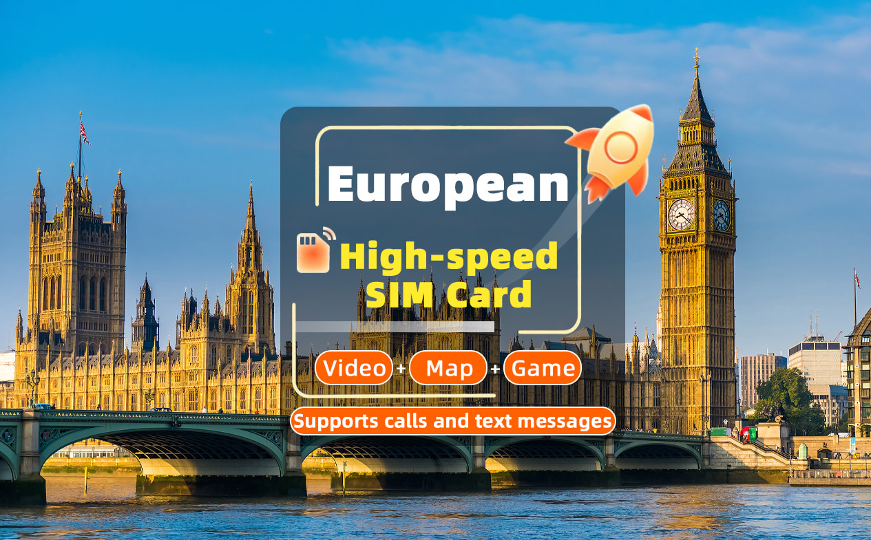 Europe Multi-Country Data SIM Card (Hong Kong Airport - Uroaming Pickup)
