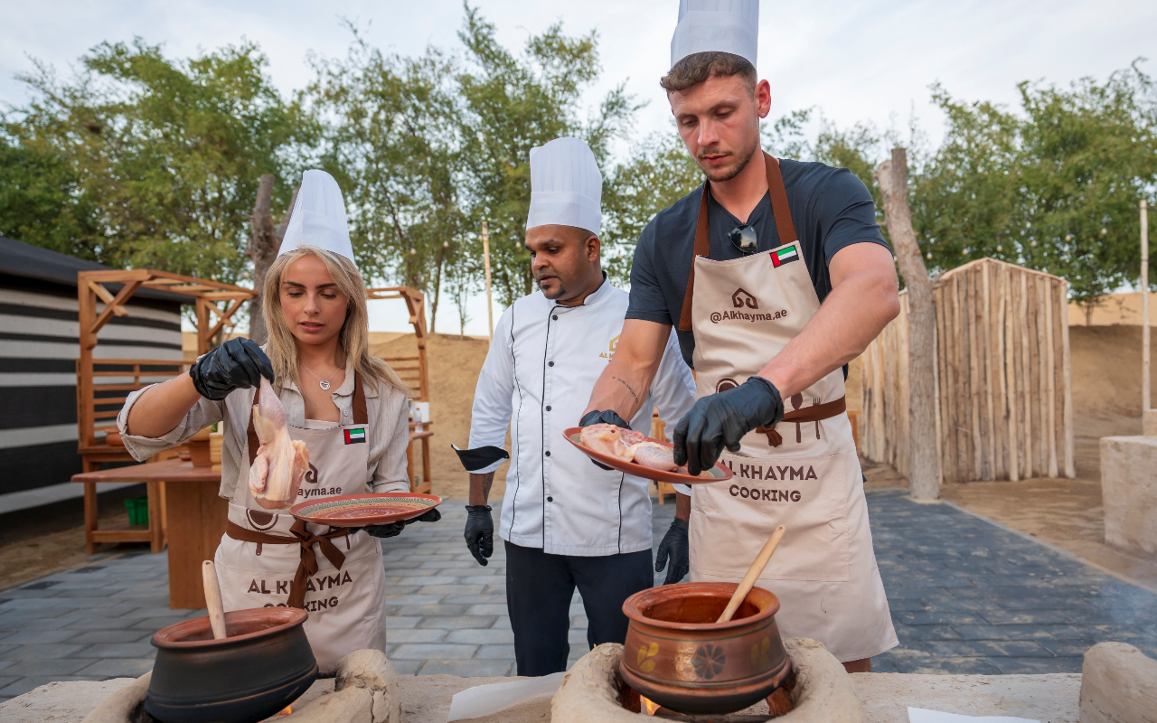 Hands-on cooking brings traditional Emirati flavors to life in the desert